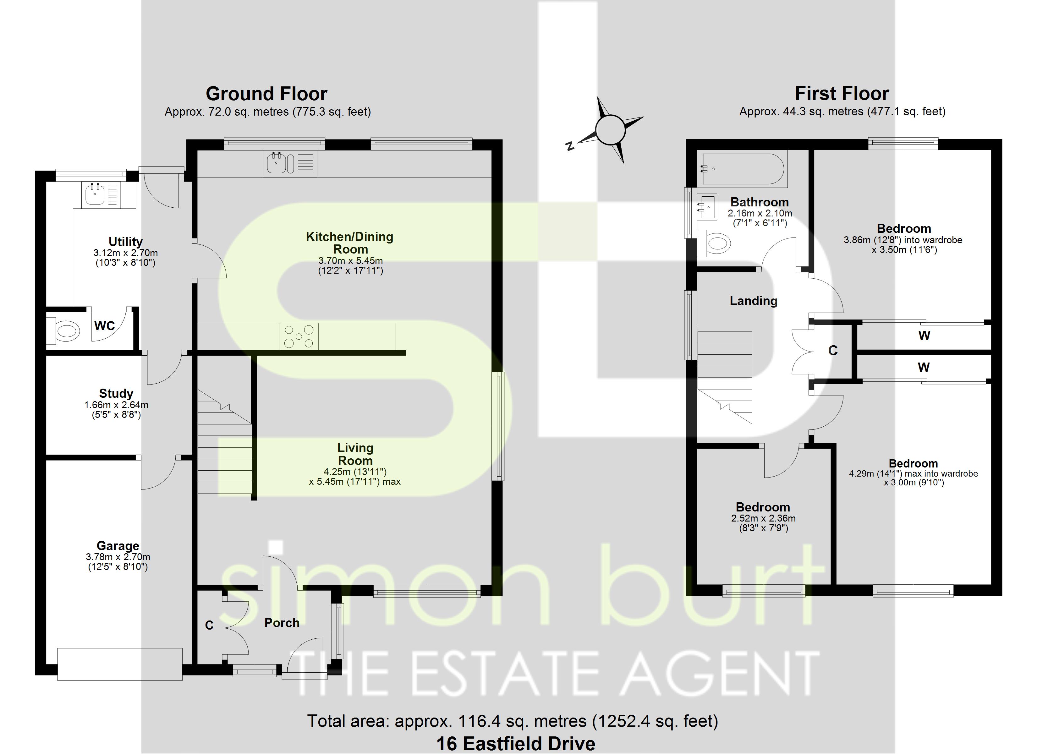 Floorplan for Eastfield Drive, Solihull
