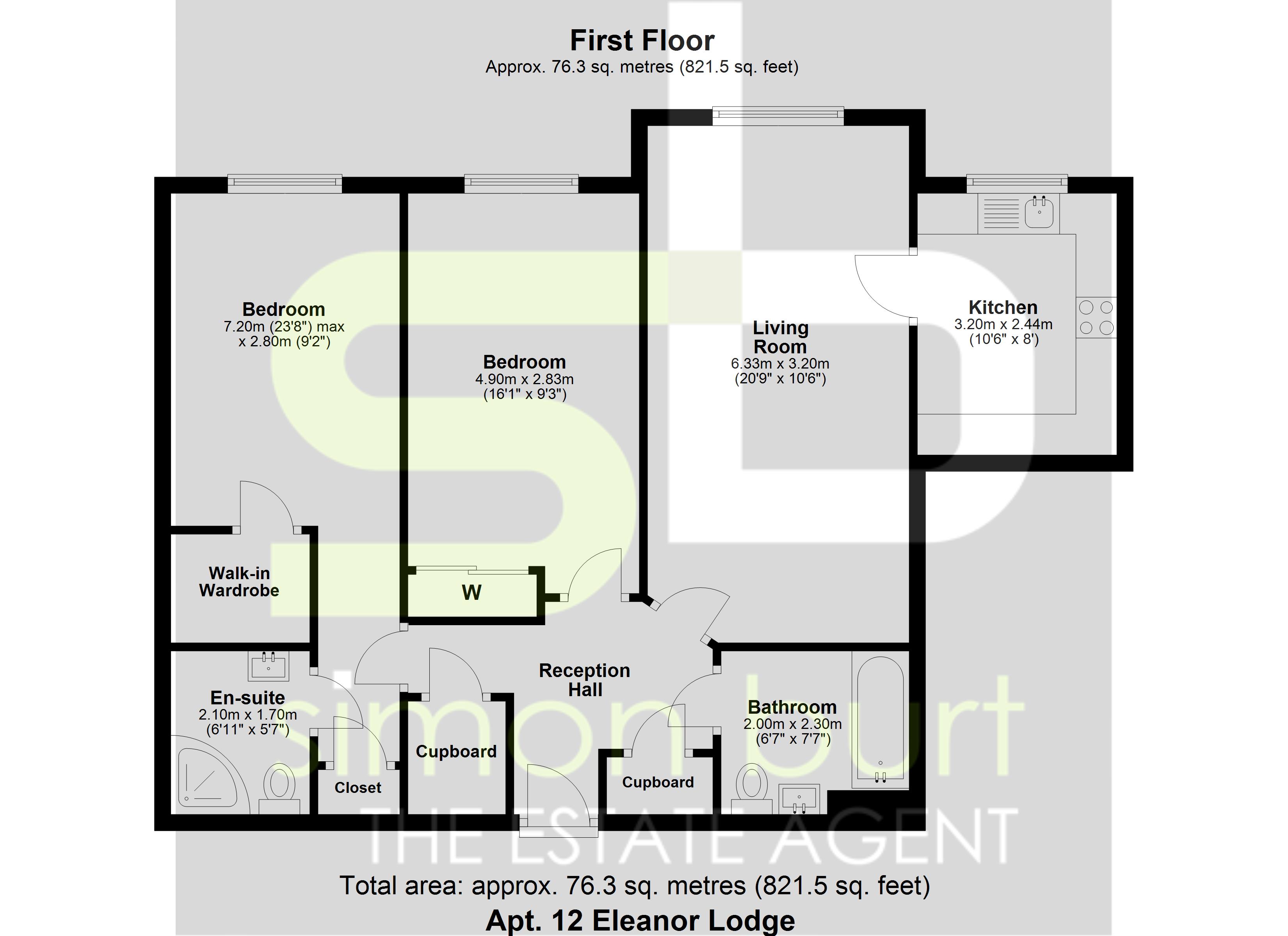 Floorplan for Eleanor Lodge, Solihull