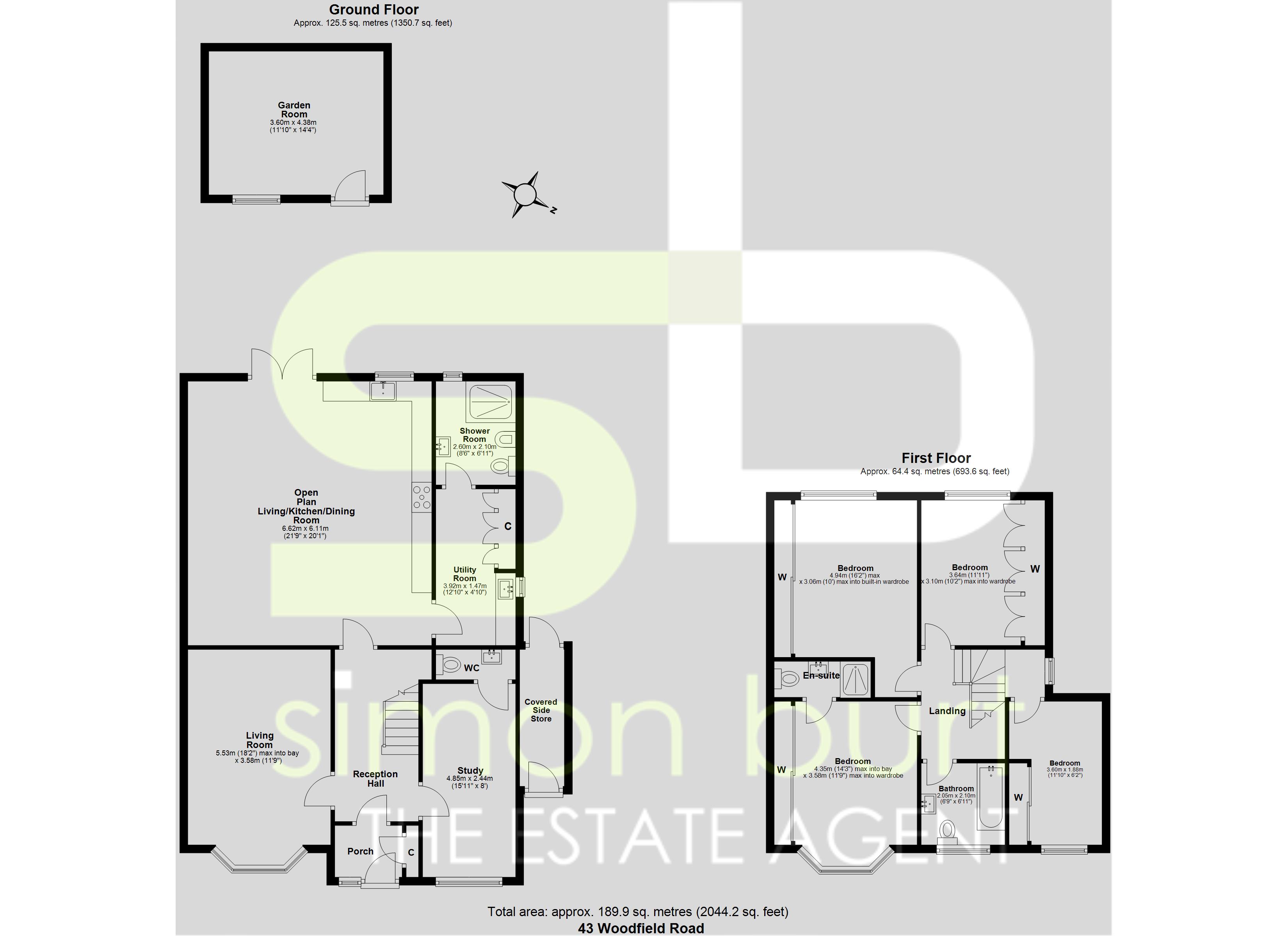 Floorplan for Woodfield Road, Solihull
