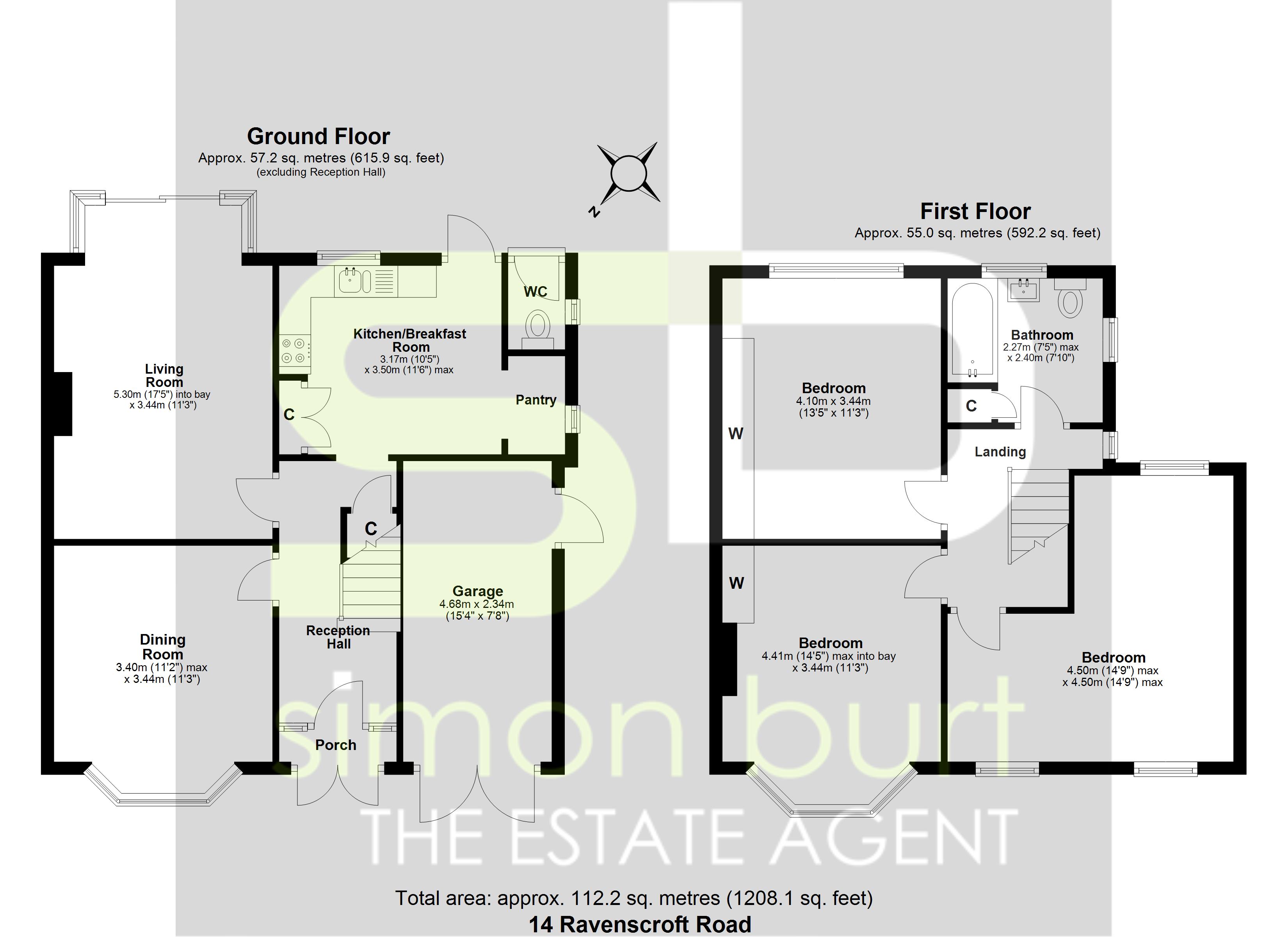 Floorplan for Ravenscroft Road, Solihull