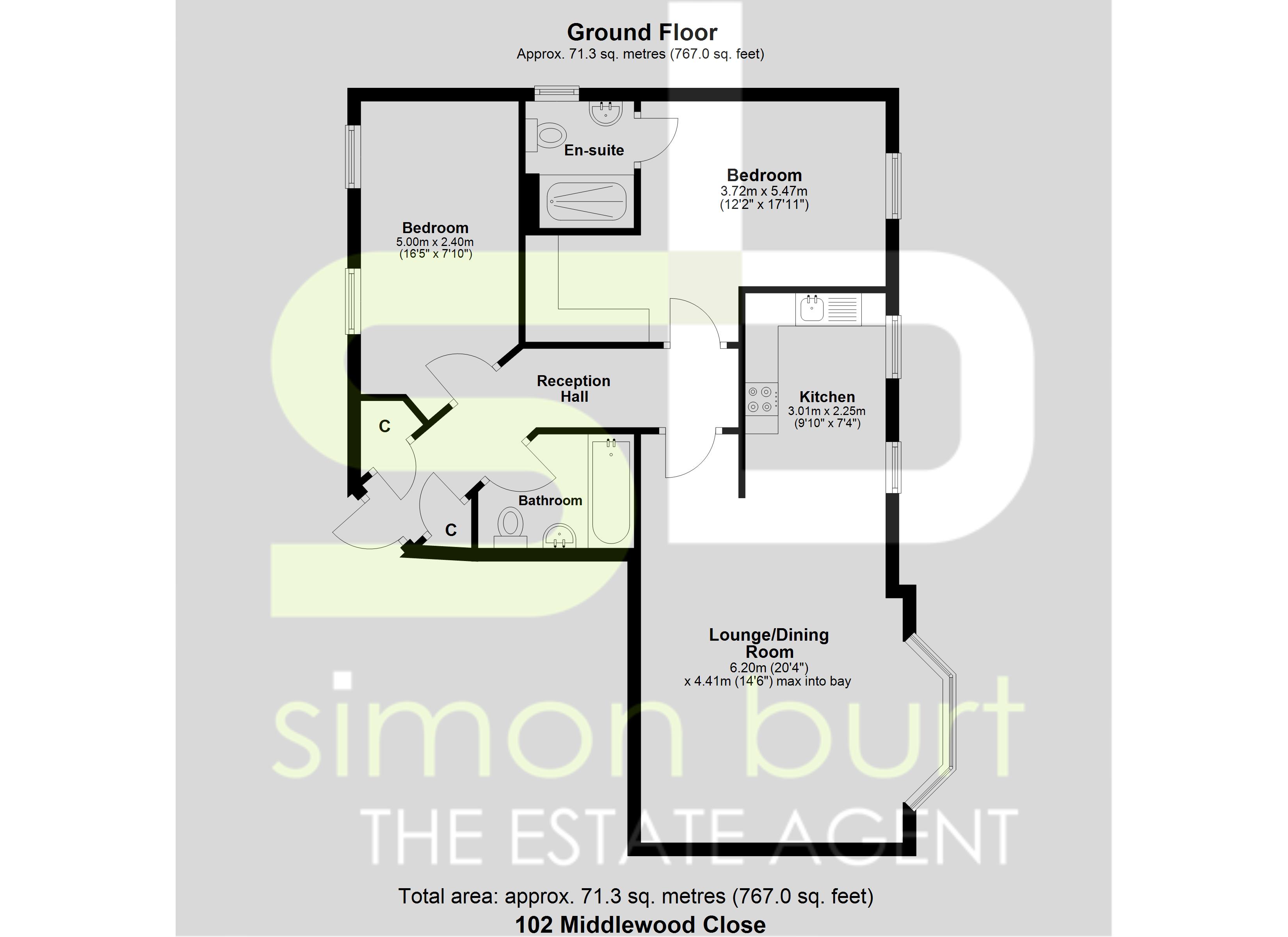 Floorplan for Middlewood Close, Solihull