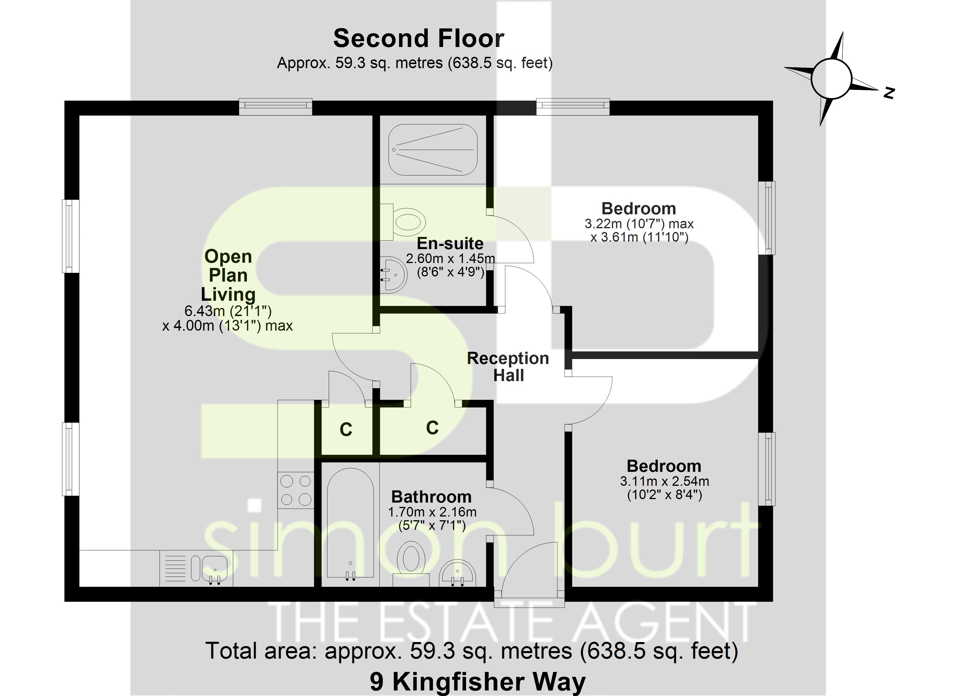 Floorplan for Kingfisher Way, Solihull