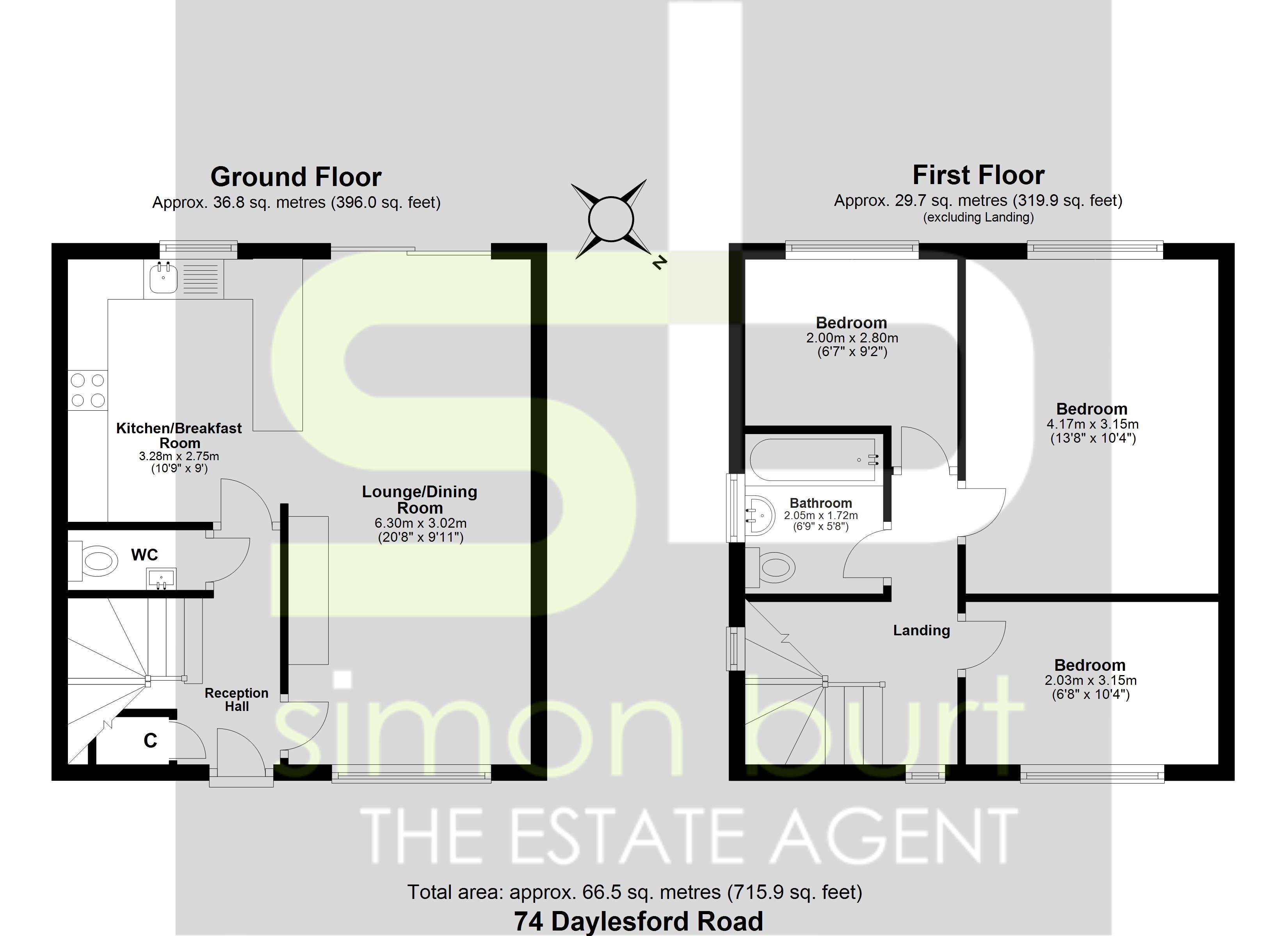 Floorplan for Daylesford Road, Solihull