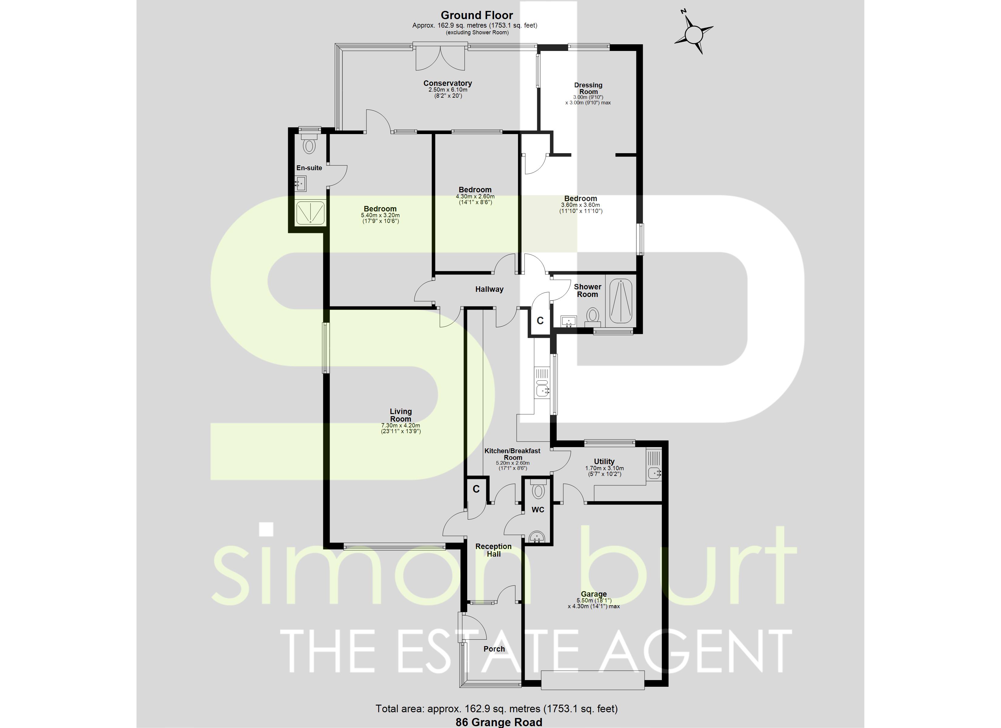 Floorplan for Grange Road, Solihull