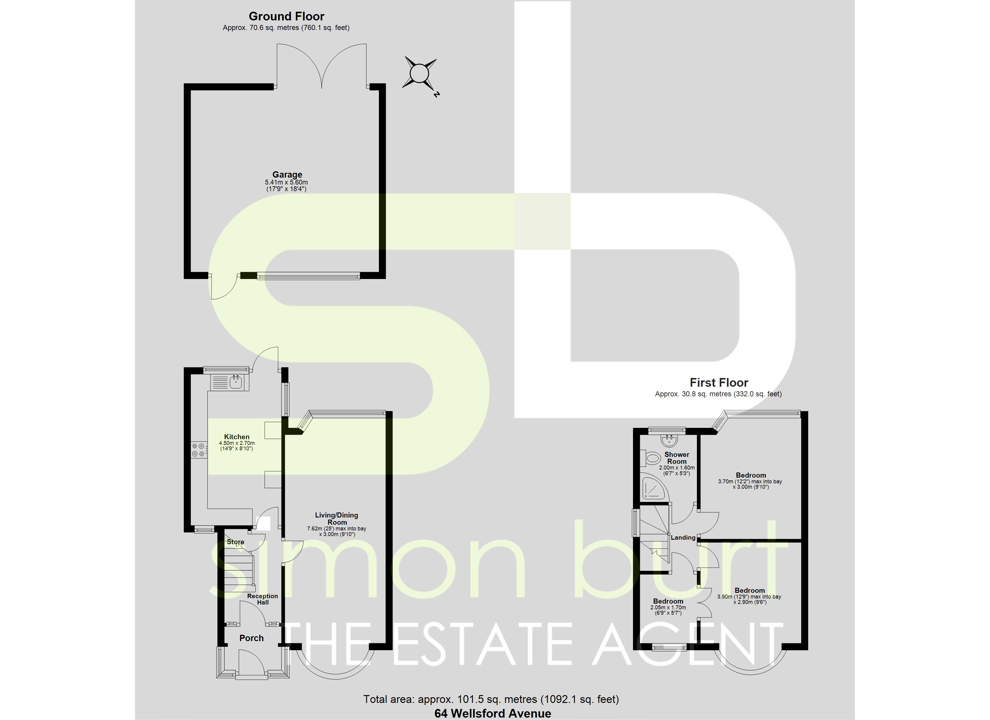 Floorplan for Wellsford Avenue, Solihull