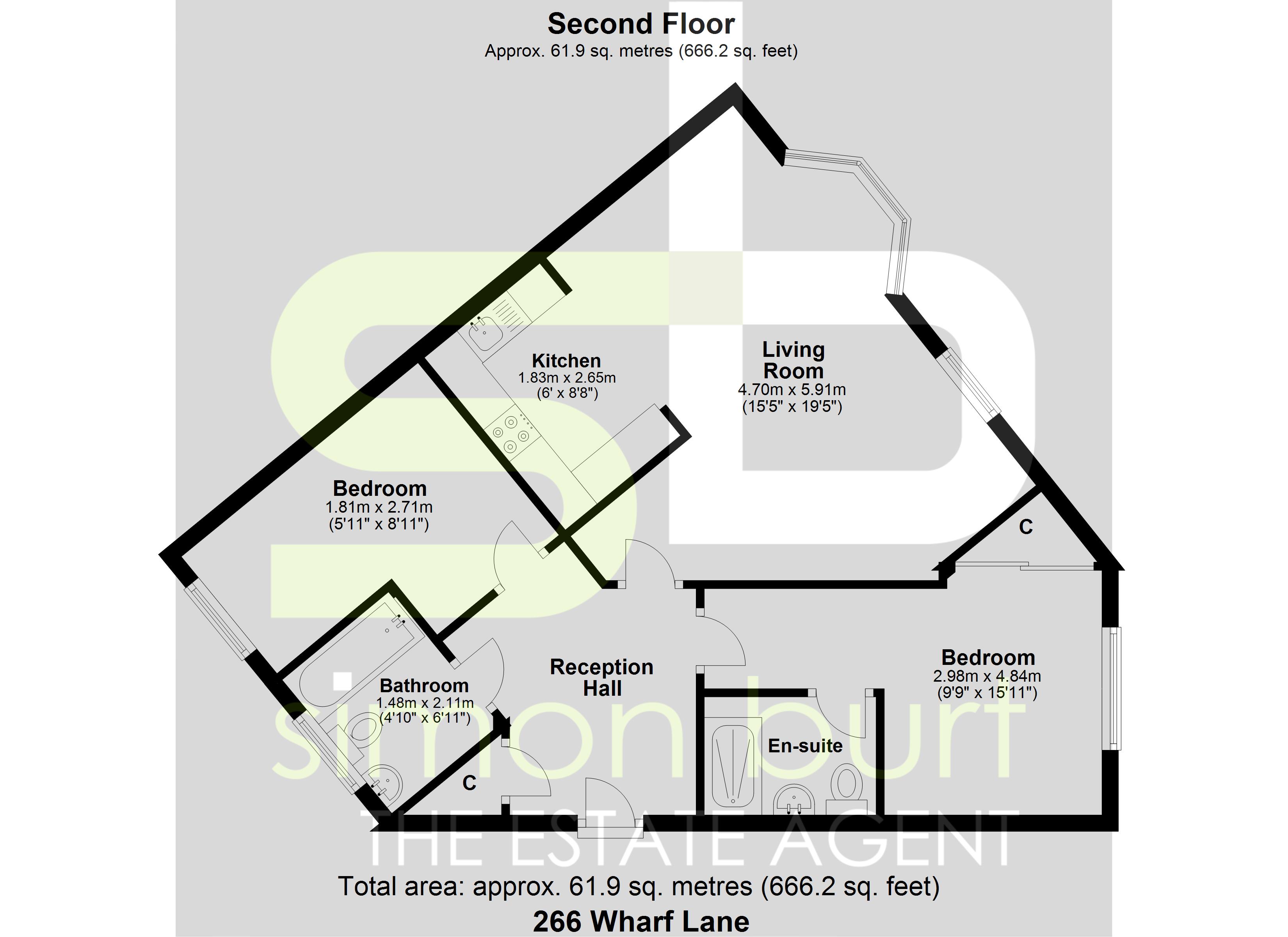 Floorplan for Wharf Lane, Solihull
