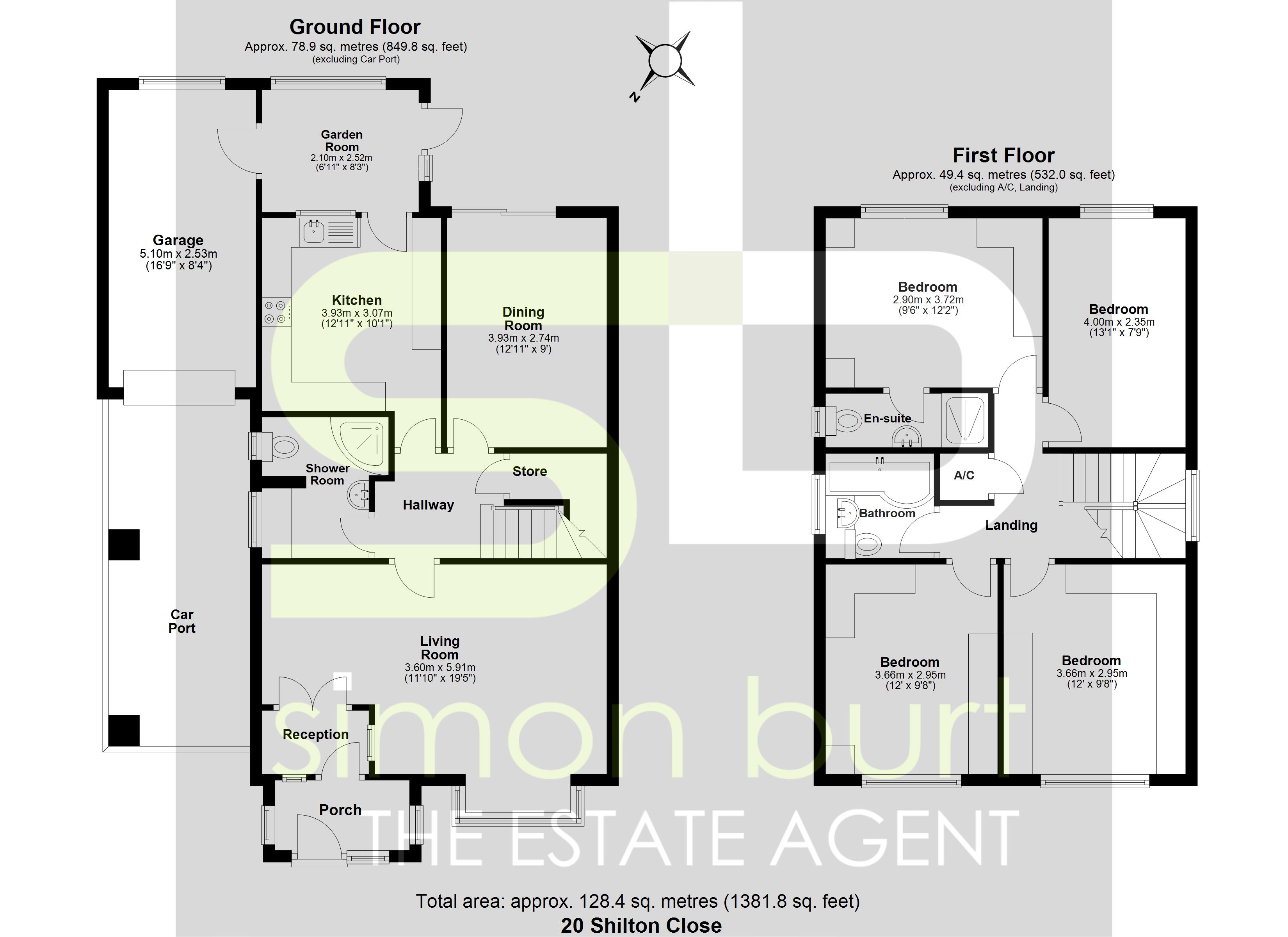 Floorplan for Shilton Close, Solihull