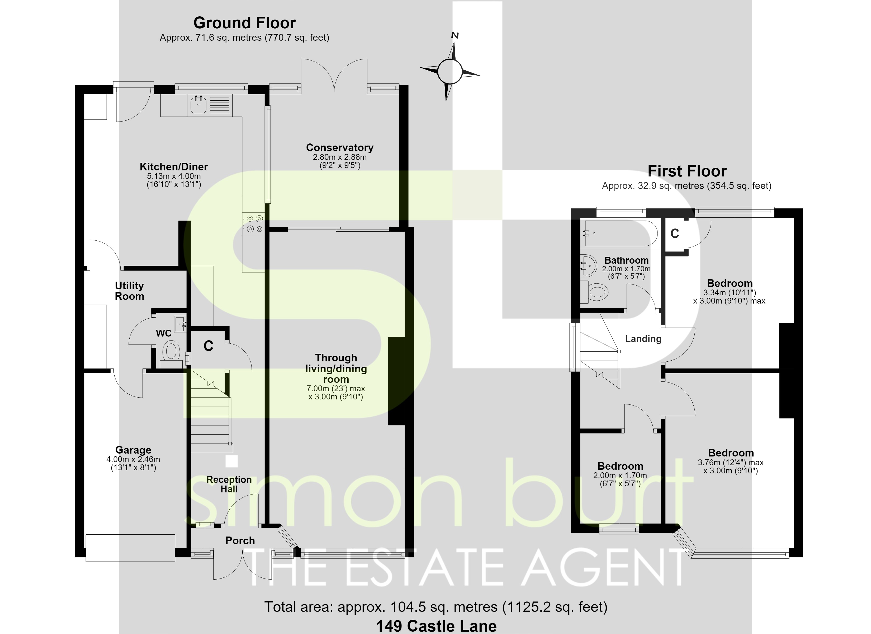 Floorplan for Castle Lane, Solihull