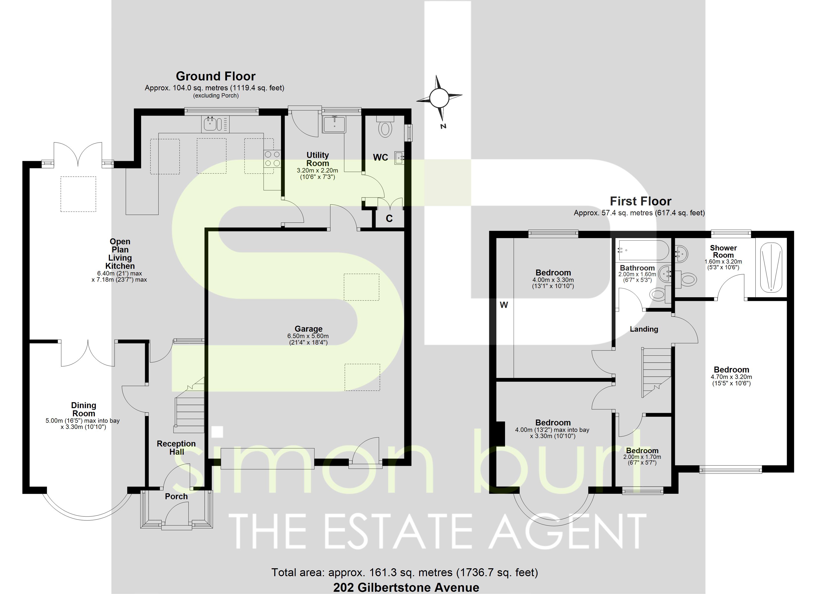 Floorplan for Gilbertstone Avenue, Birmingham