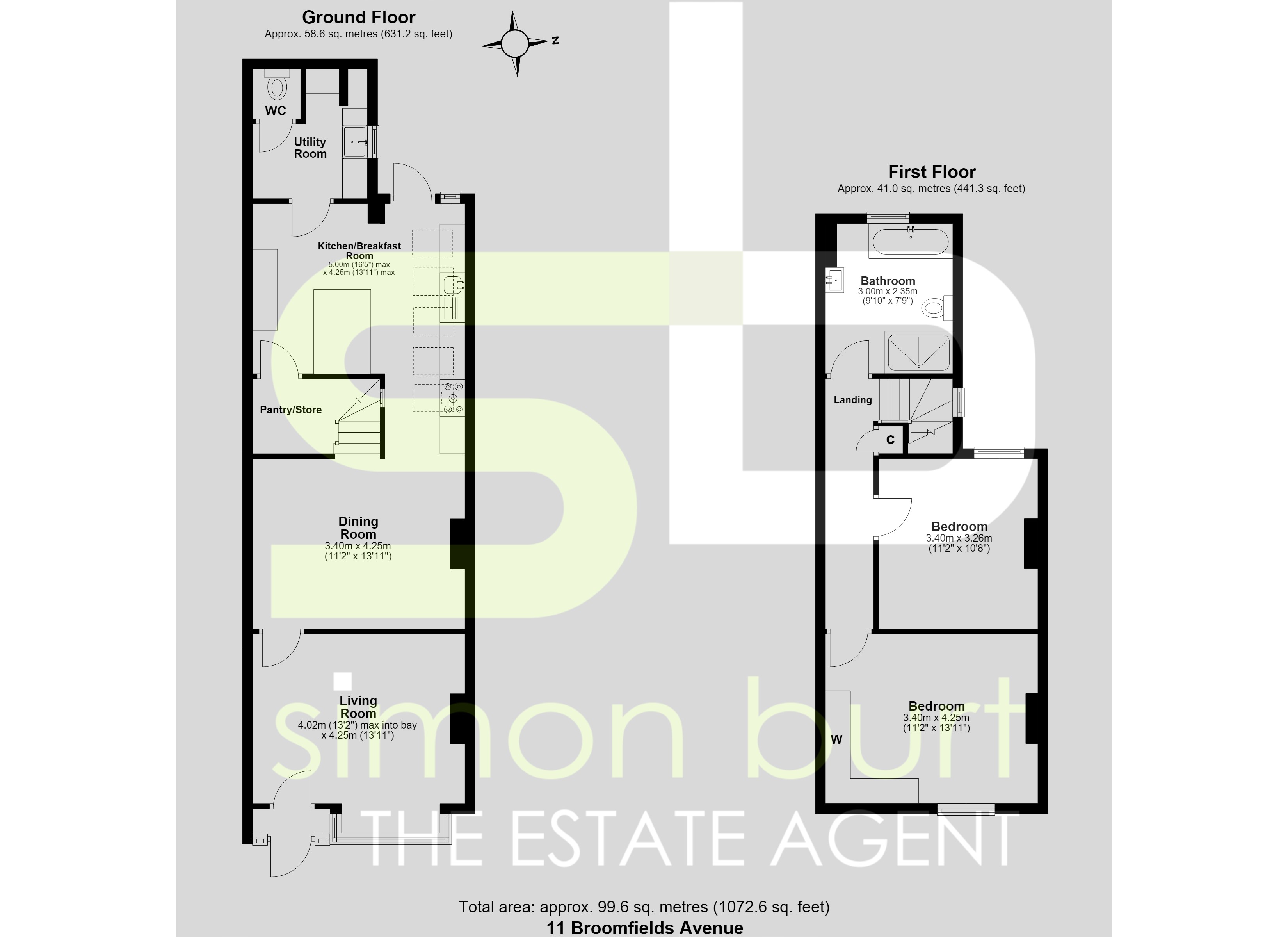 Floorplan for Broomfields Avenue, Solihull