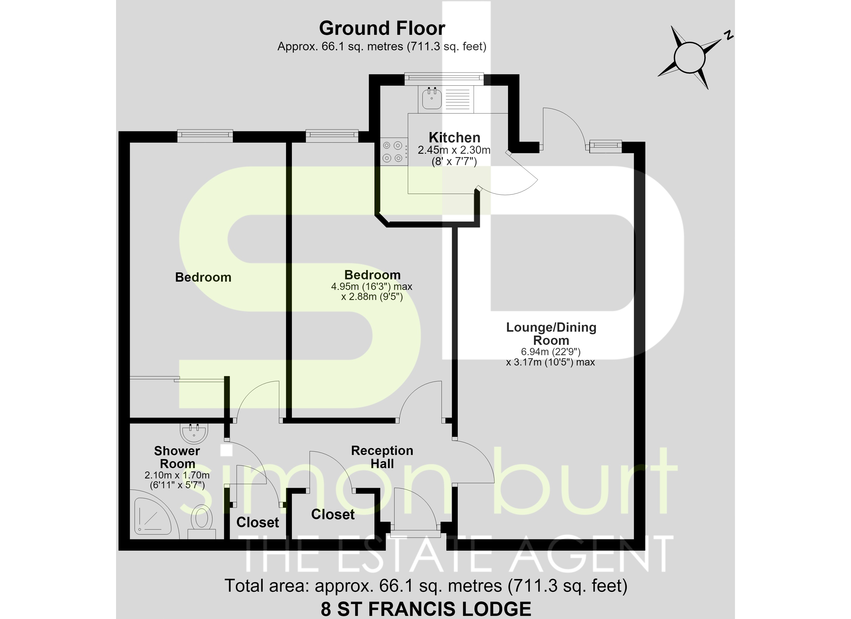 Floorplan for St. Francis Lodge, Solihull