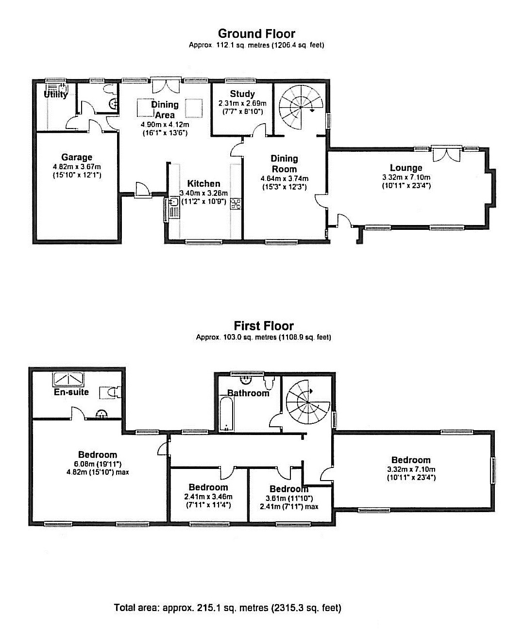 Floorplan for Green Lane, Balsall Common