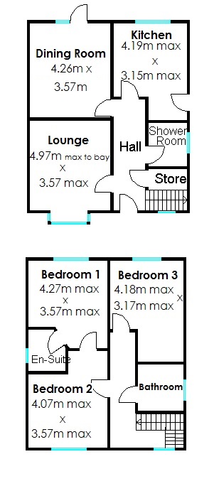 Floorplan for The Fairway, Nuneaton