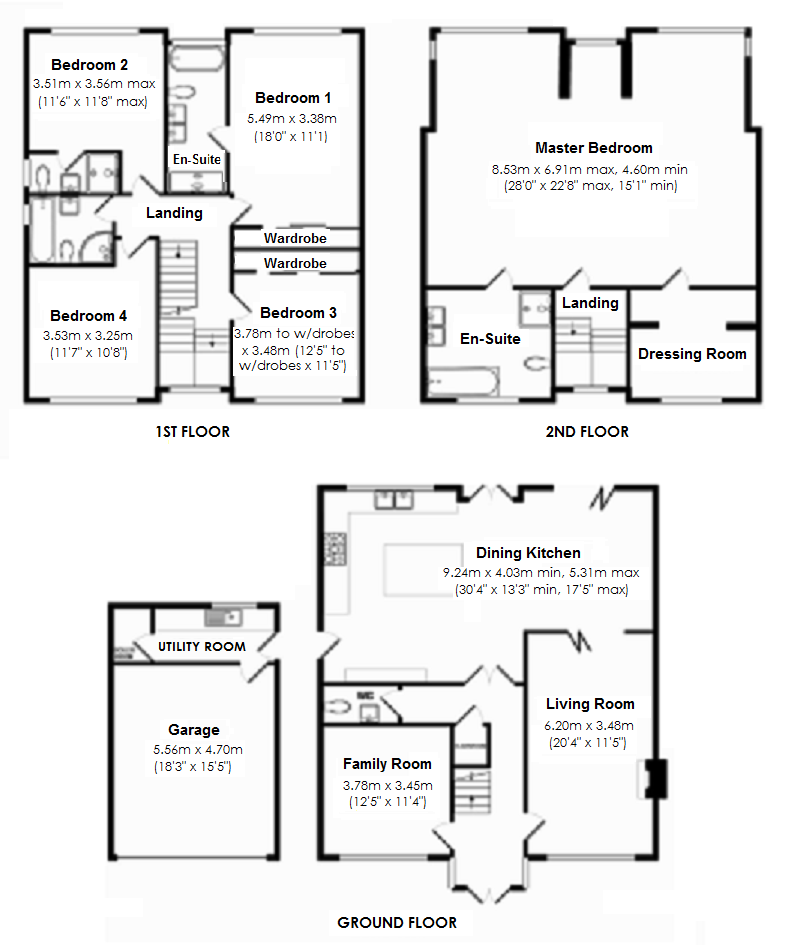 Floorplan for Wood Lane, Solihull