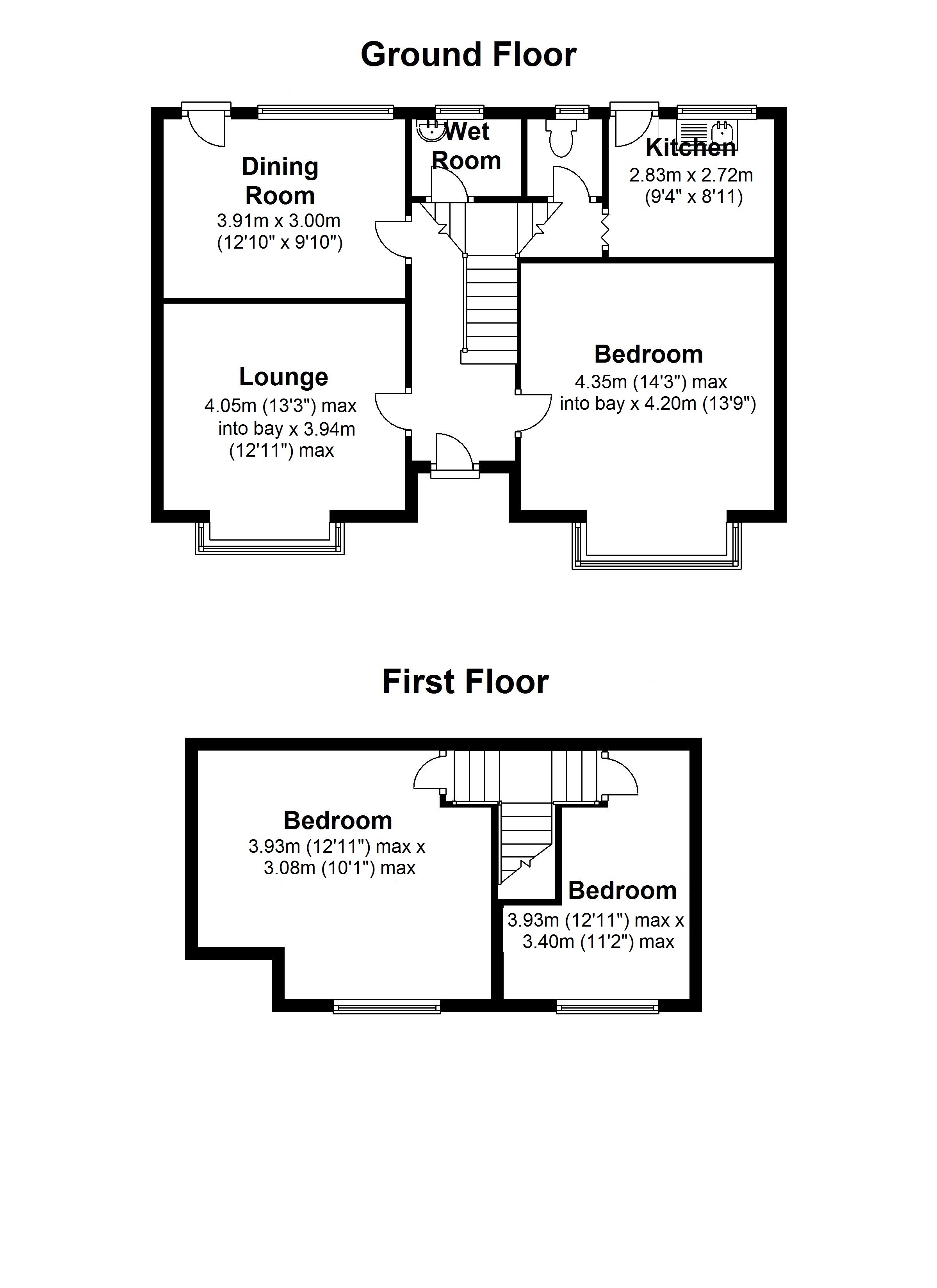 Floorplan for Henlow Road, Birmingham