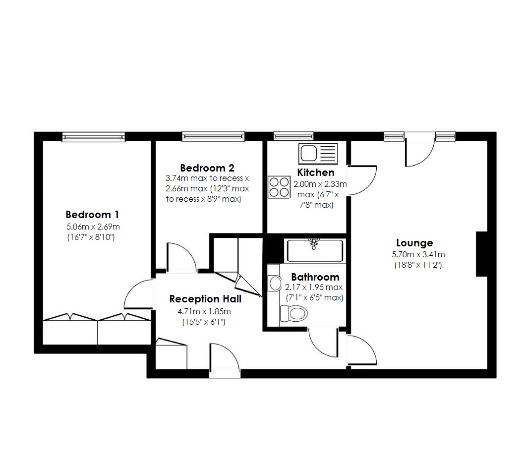 Floorplan for Pegasus Court, Solihull