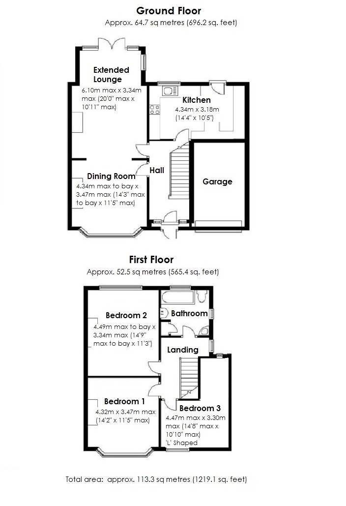 Floorplan for Ravenscroft Road, Solihull