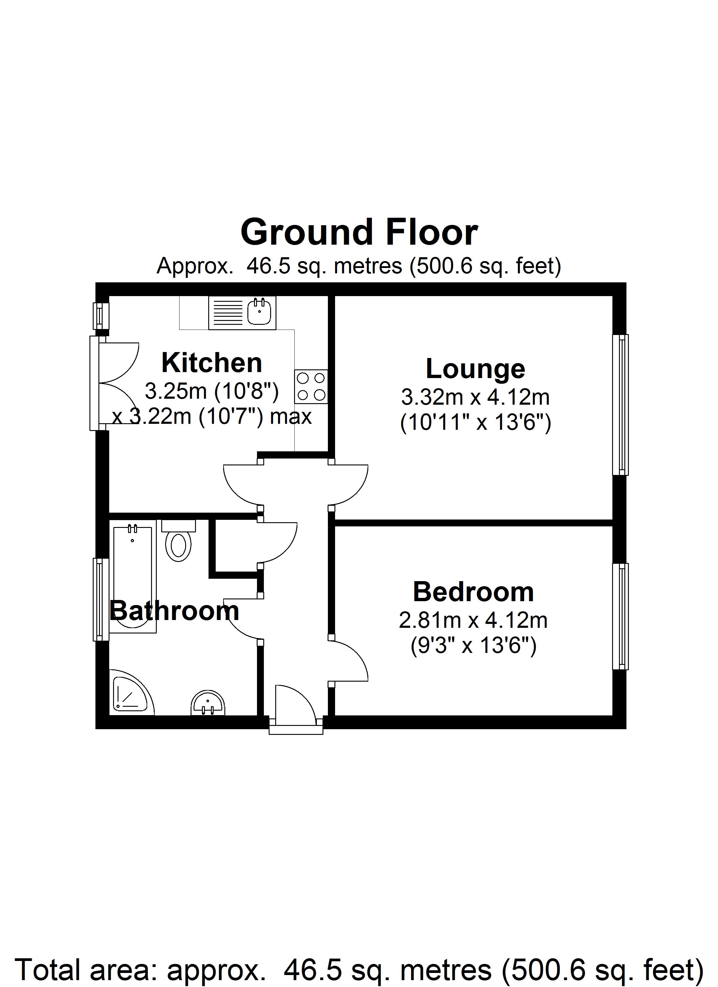 Floorplan for Lowden Croft, Birmingham