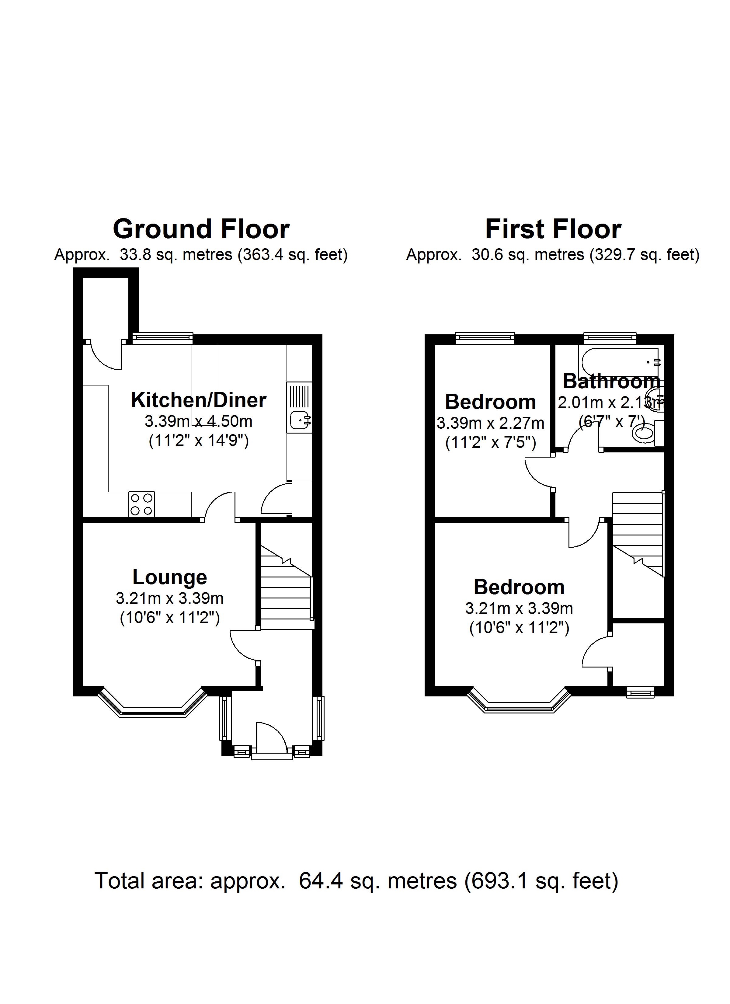 Floorplan for Eastcotes, Coventry