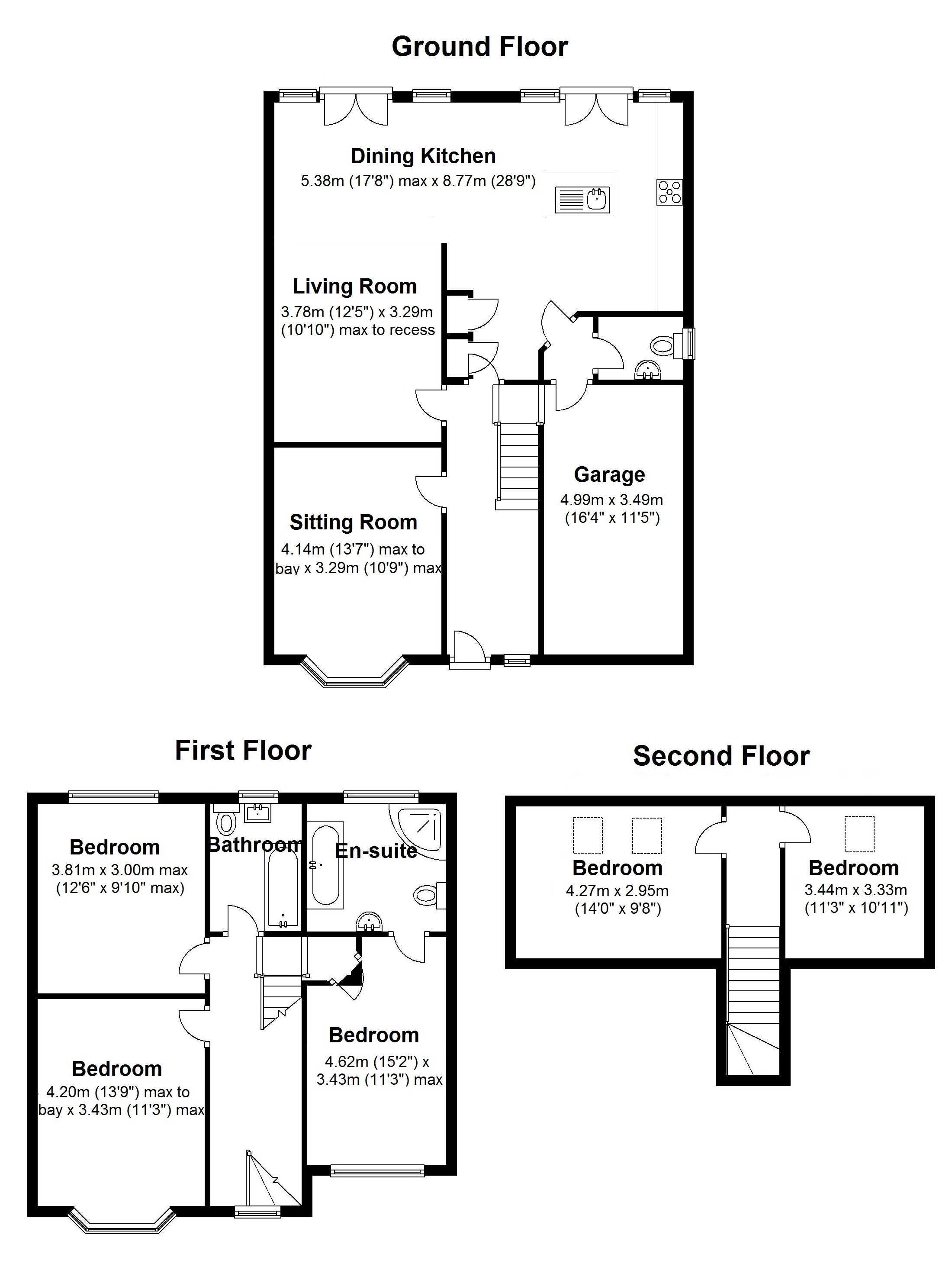 Floorplan for Wherretts Well Lane, Solihull