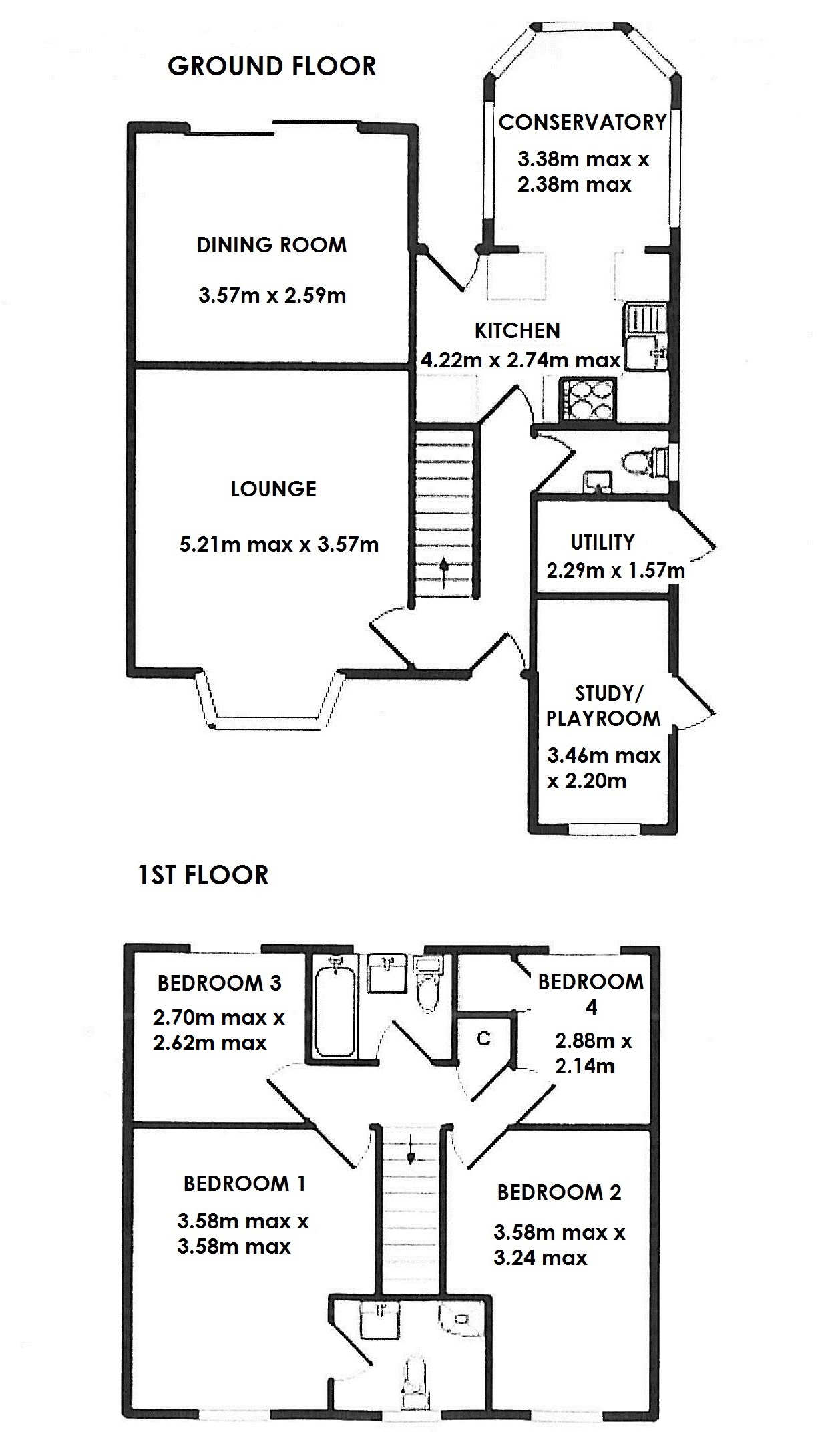 Floorplan for Winthorpe Drive, Solihull