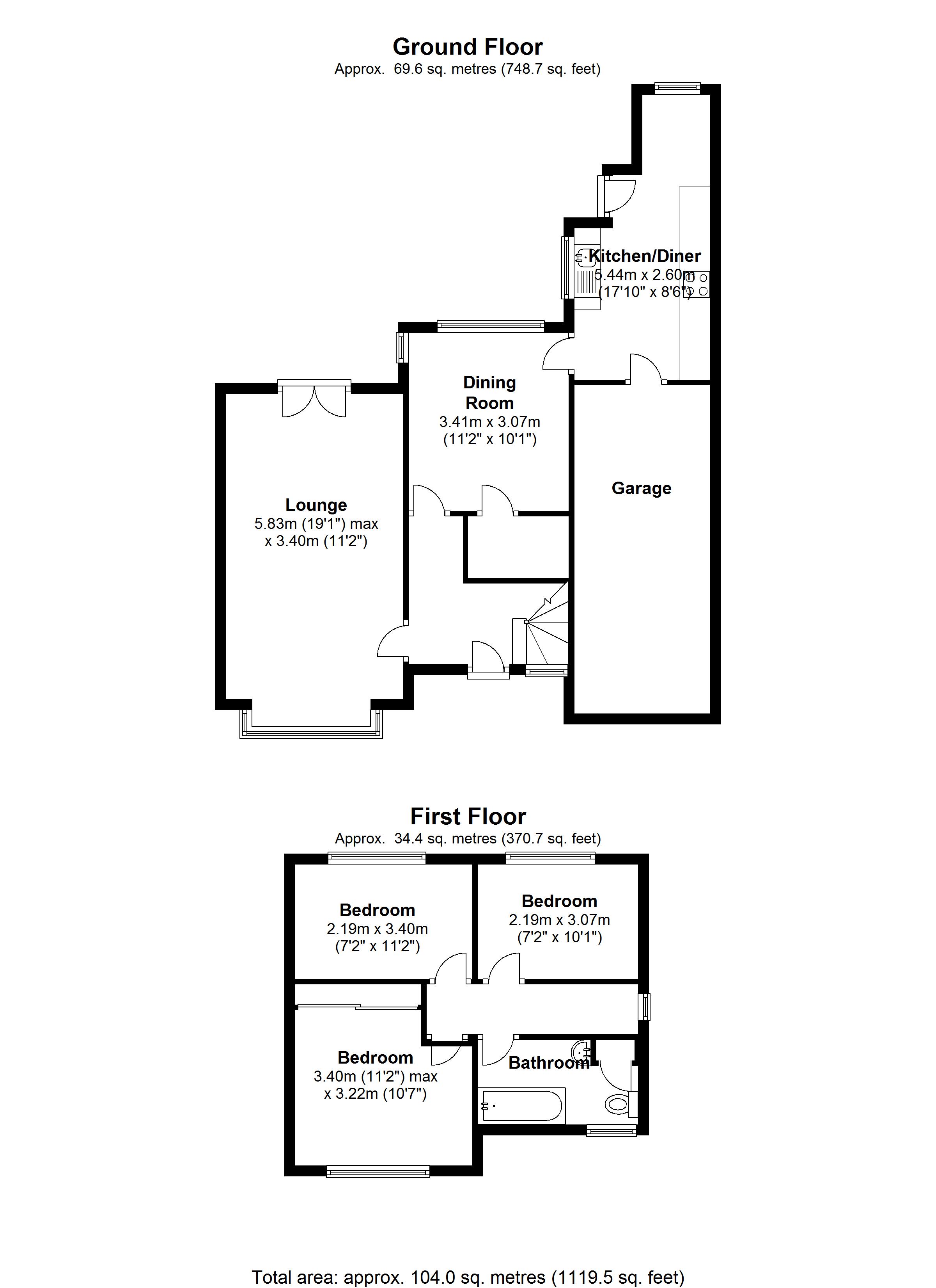 Floorplan for Lugtrout Lane, Solihull