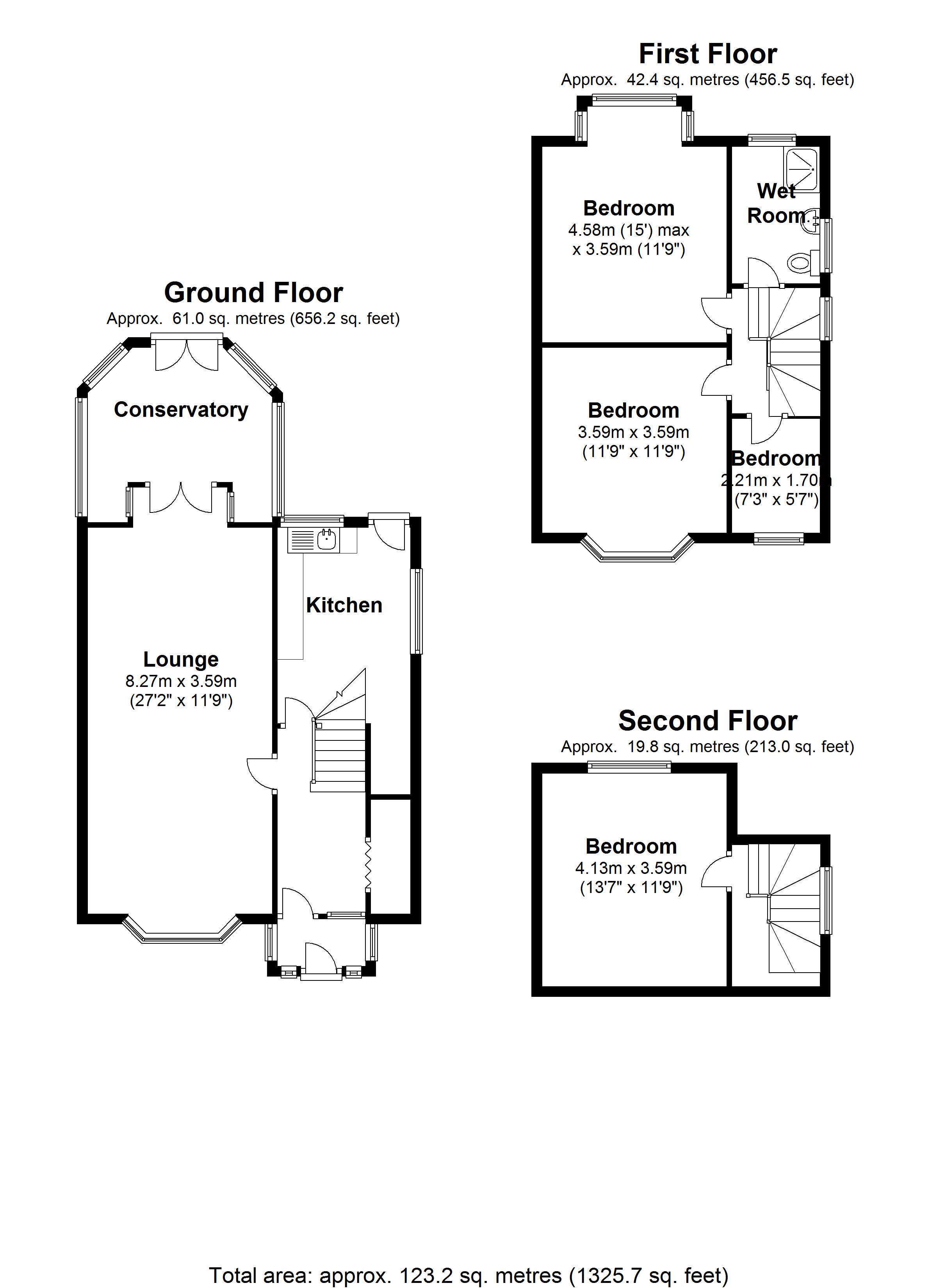 Floorplan for Willersey Road, Birmingham