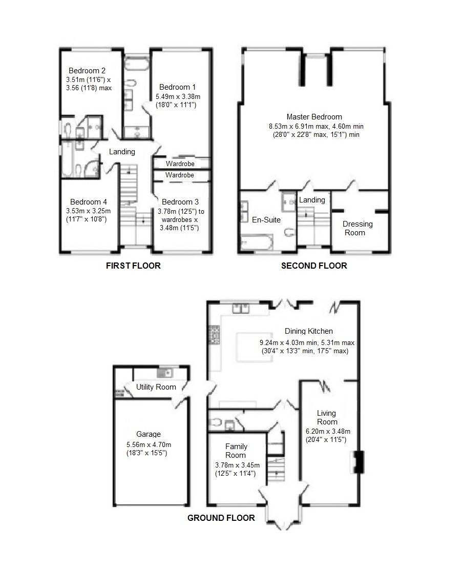 Floorplan for Wood Lane, Earlswood