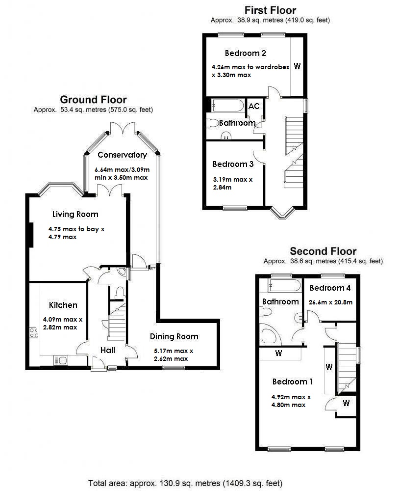 Floorplan for Thorpe Court, Solihull