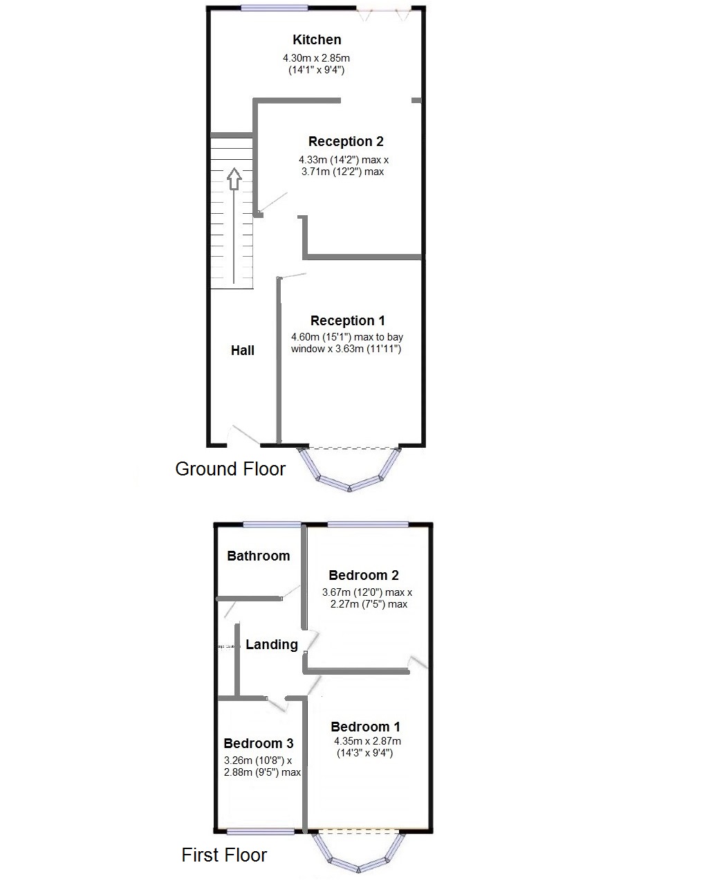 Floorplan for Olton Boulevard West, Tyseley