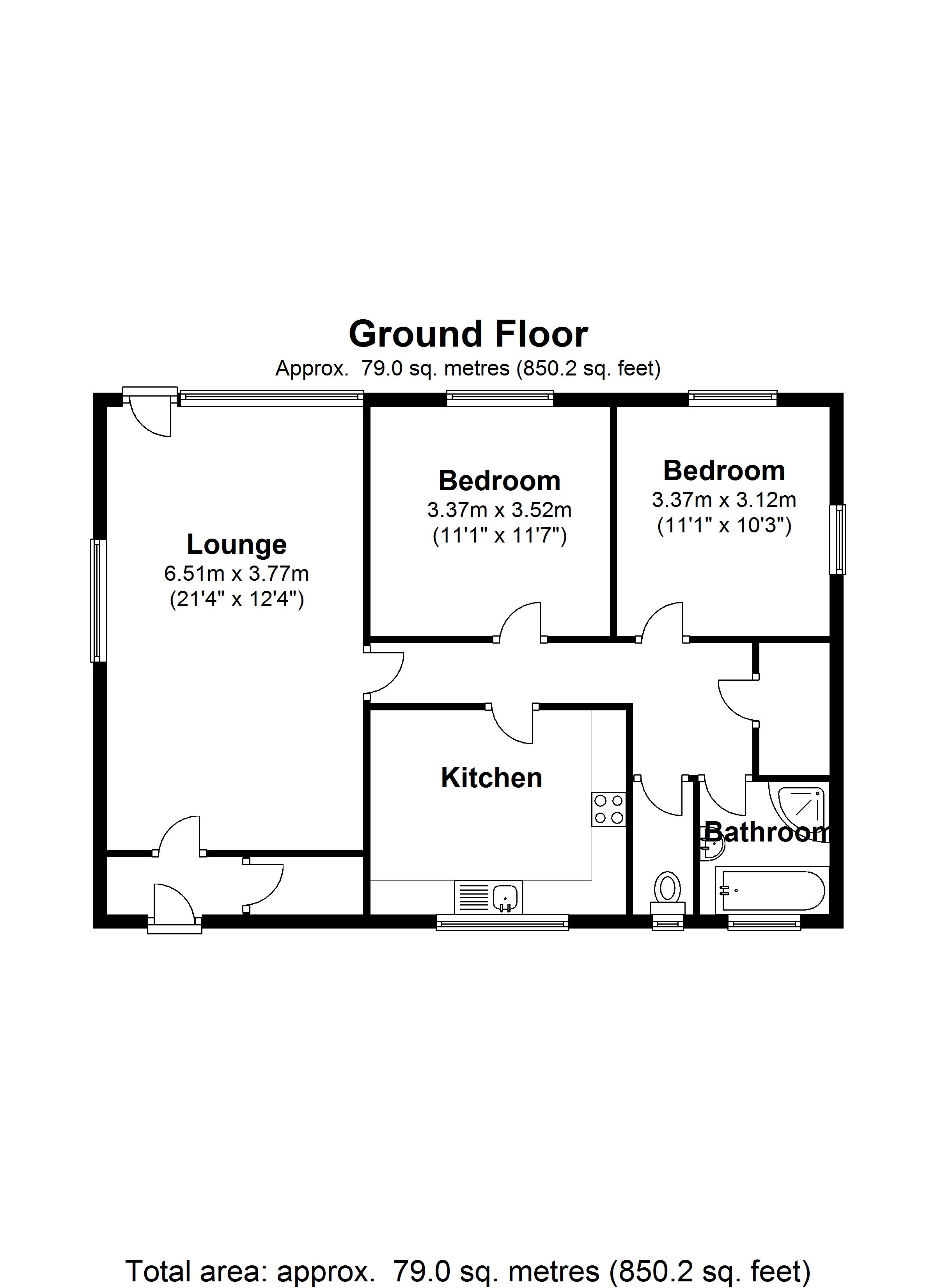 Floorplan for Mallards Reach, Solihull