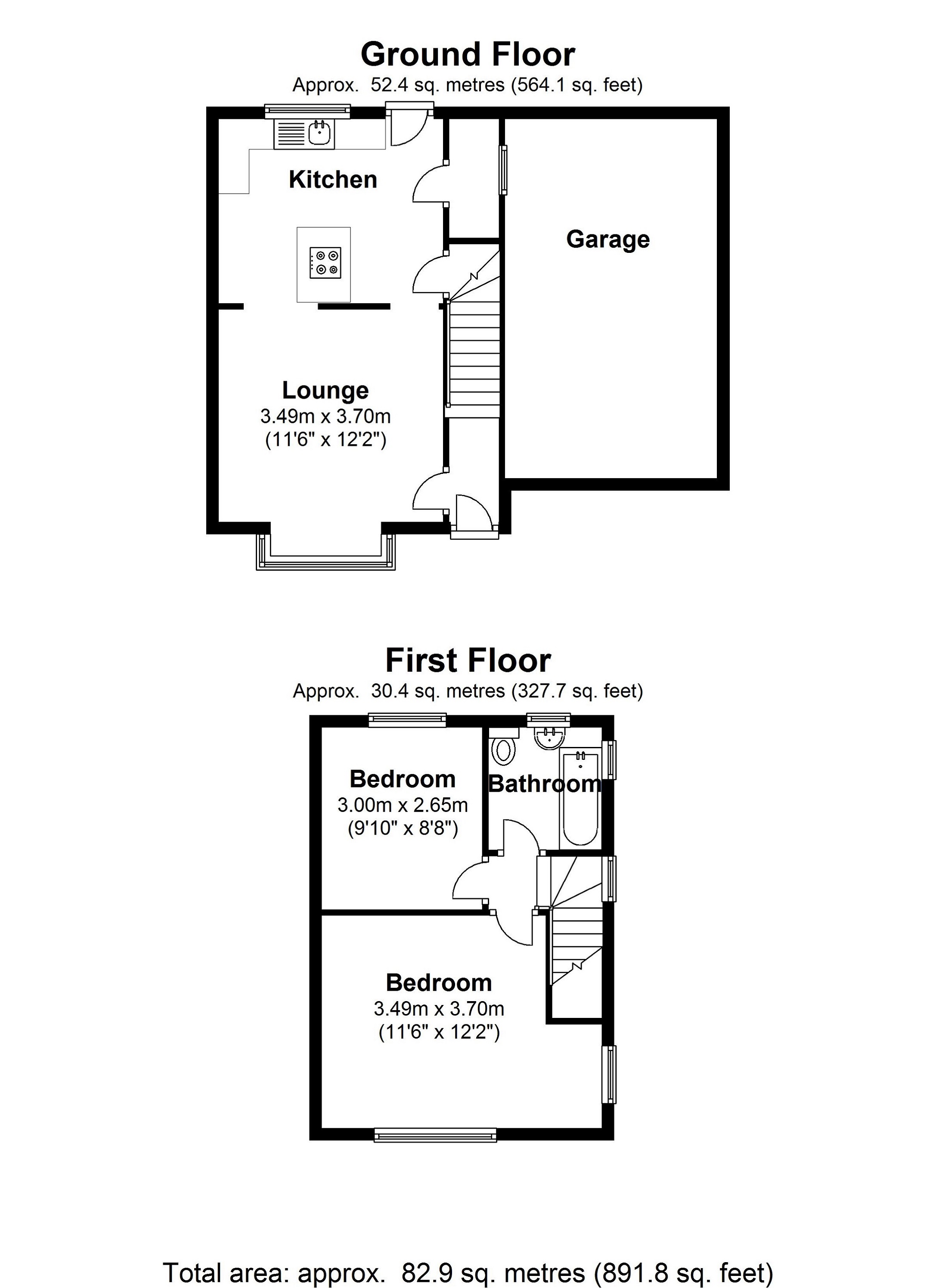 Floorplan for Hardwick Road, Solihull