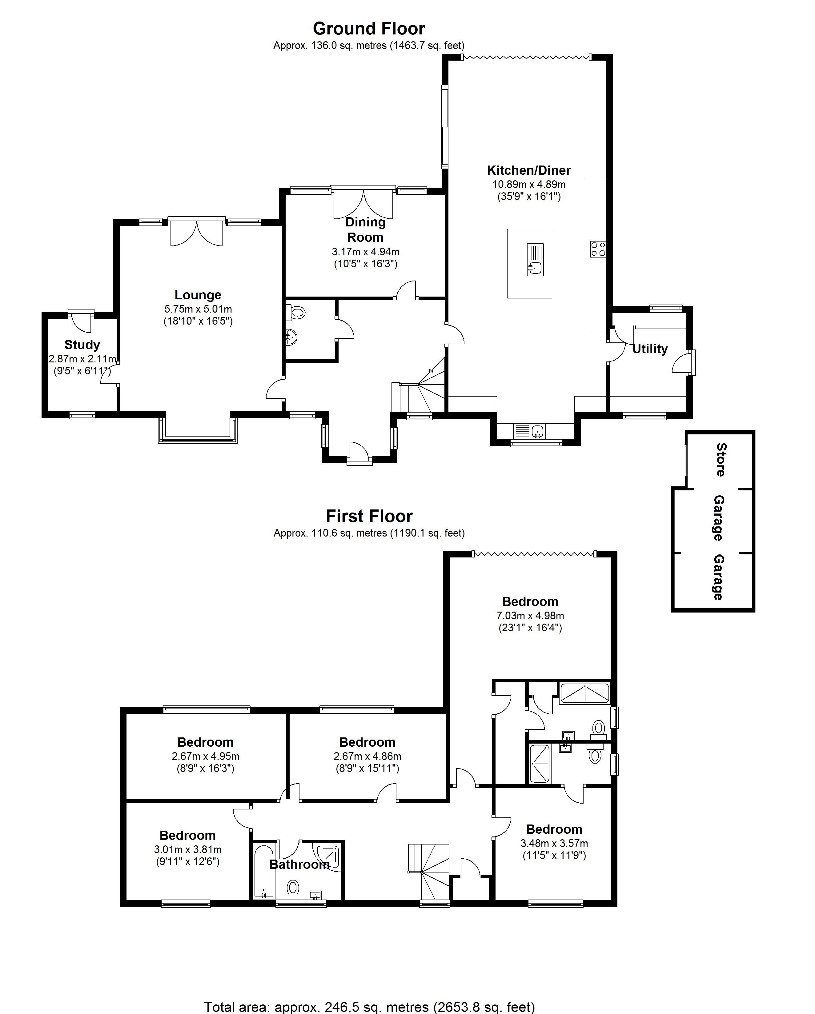 Floorplan for Pickford Grange Lane, Coventry