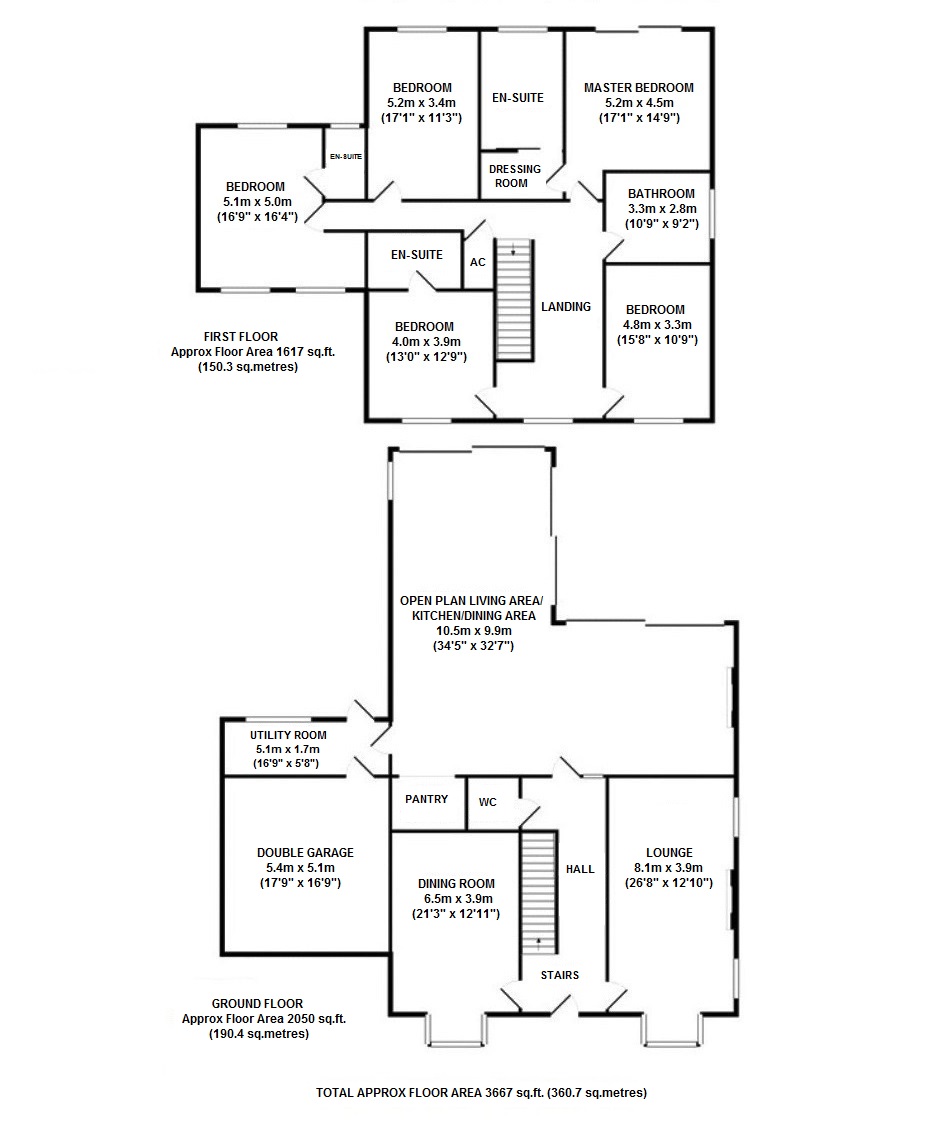 Floorplan for Meriden Road, Hampton-in-Arden