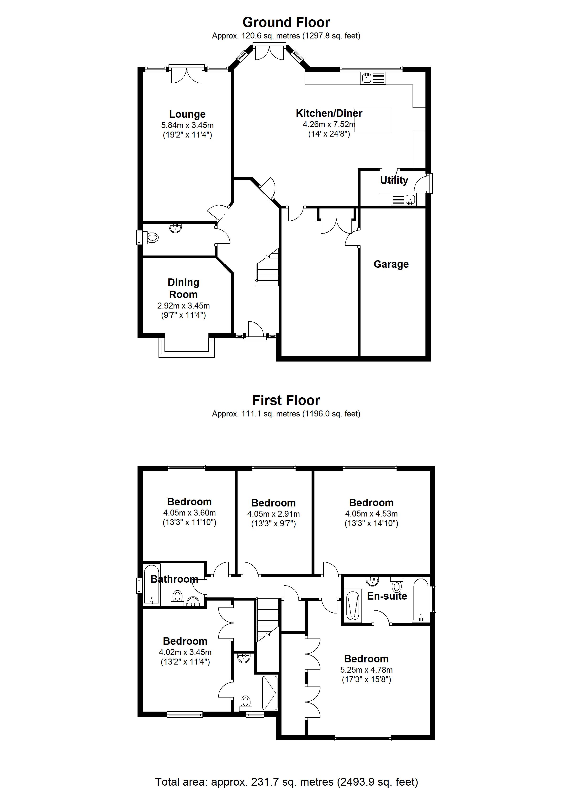 Floorplan for Brickyard Close, Balsall Common