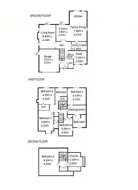 Floorplan for Creynolds Lane, Shirley