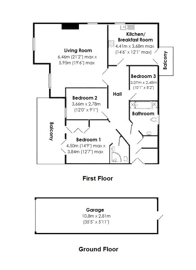 Floorplan for Victoria House, Grove Road, Knowle