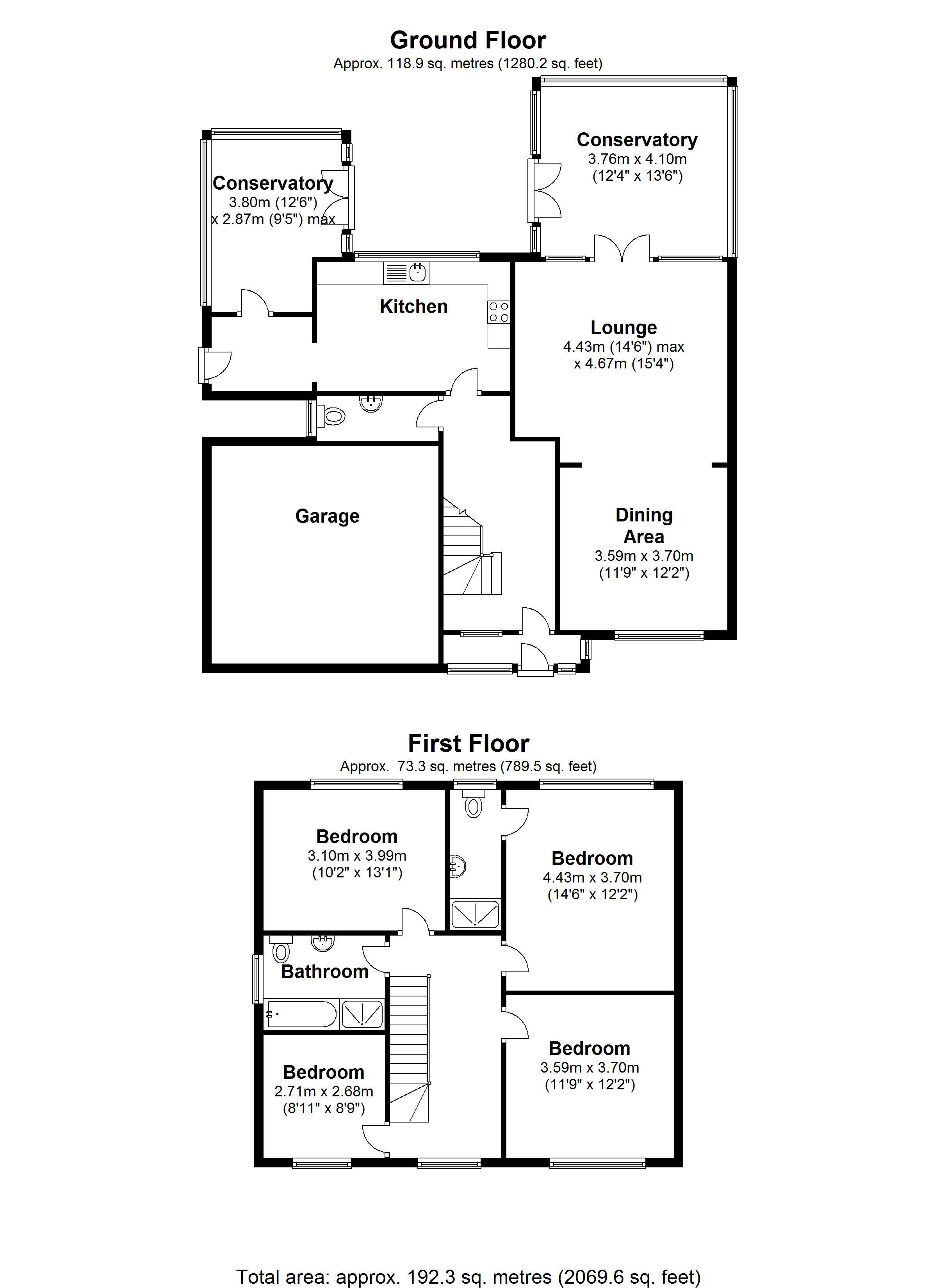 Floorplan for Dingle Lane, Solihull