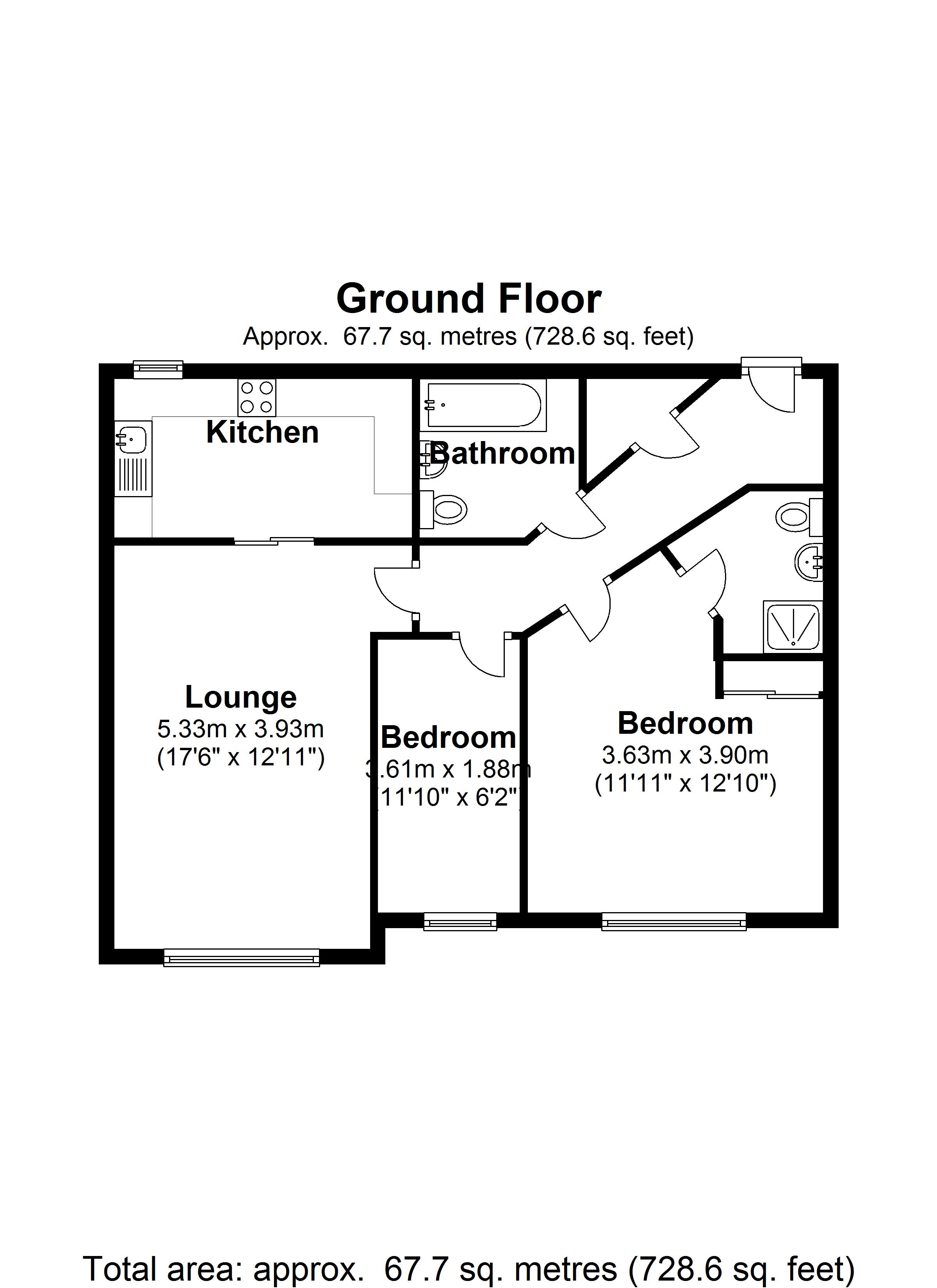 Floorplan for 250 Robin Hood Lane, Hall Green