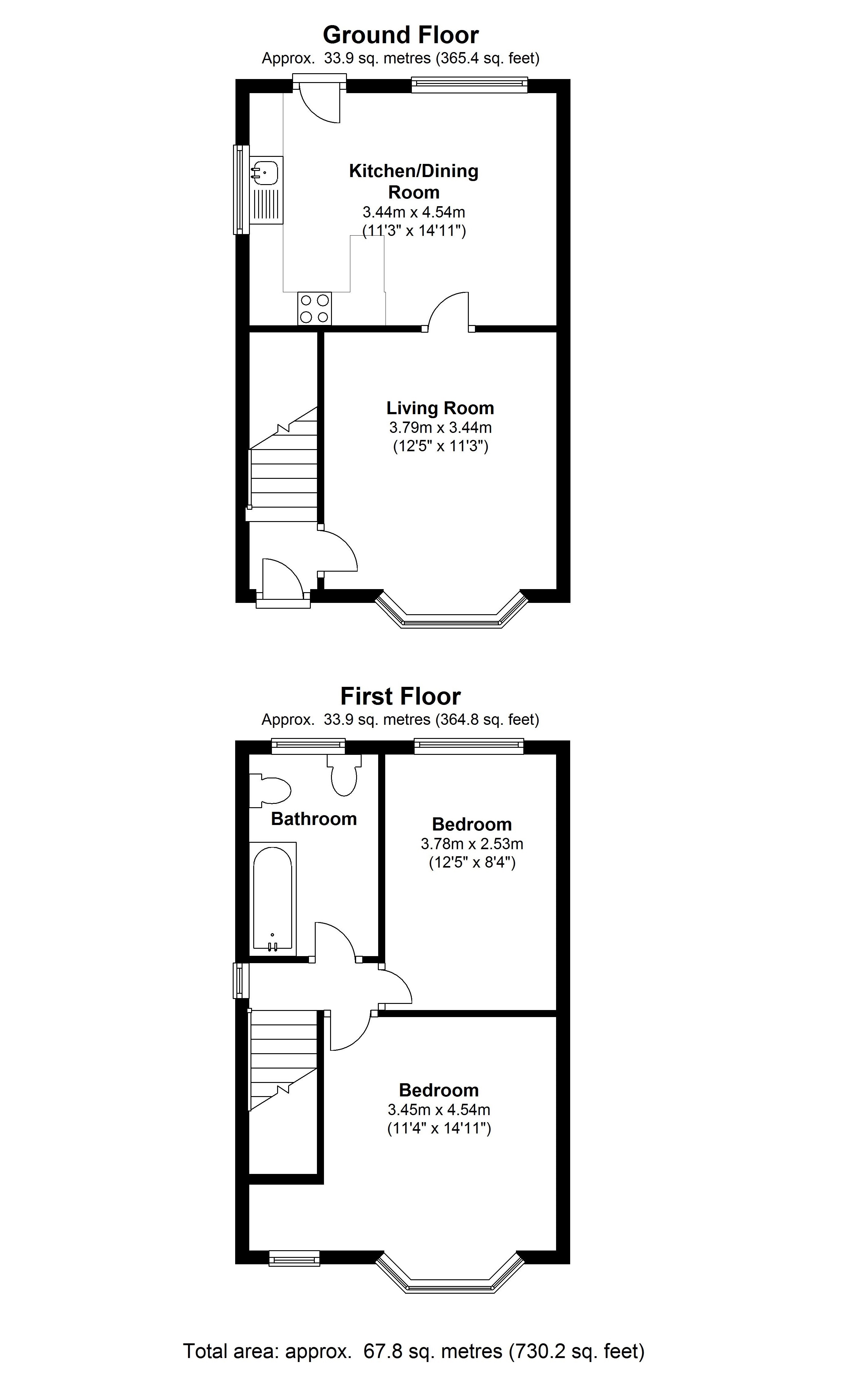 Floorplan for Shalford Road, Solihull