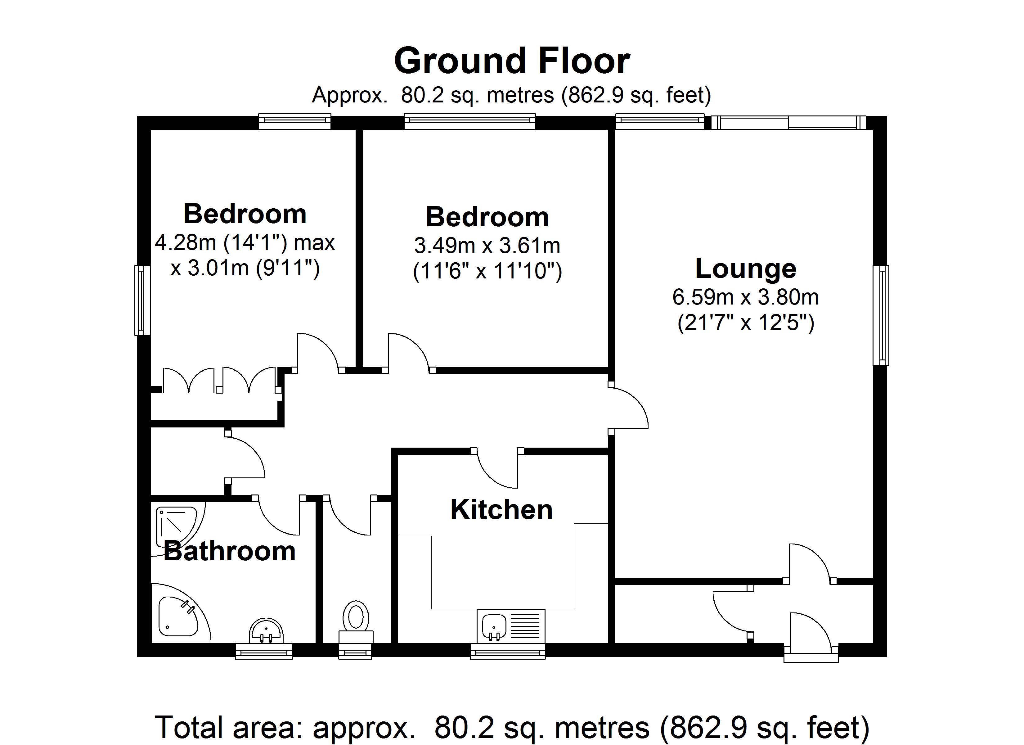 Floorplan for Mallards Reach, Solihull