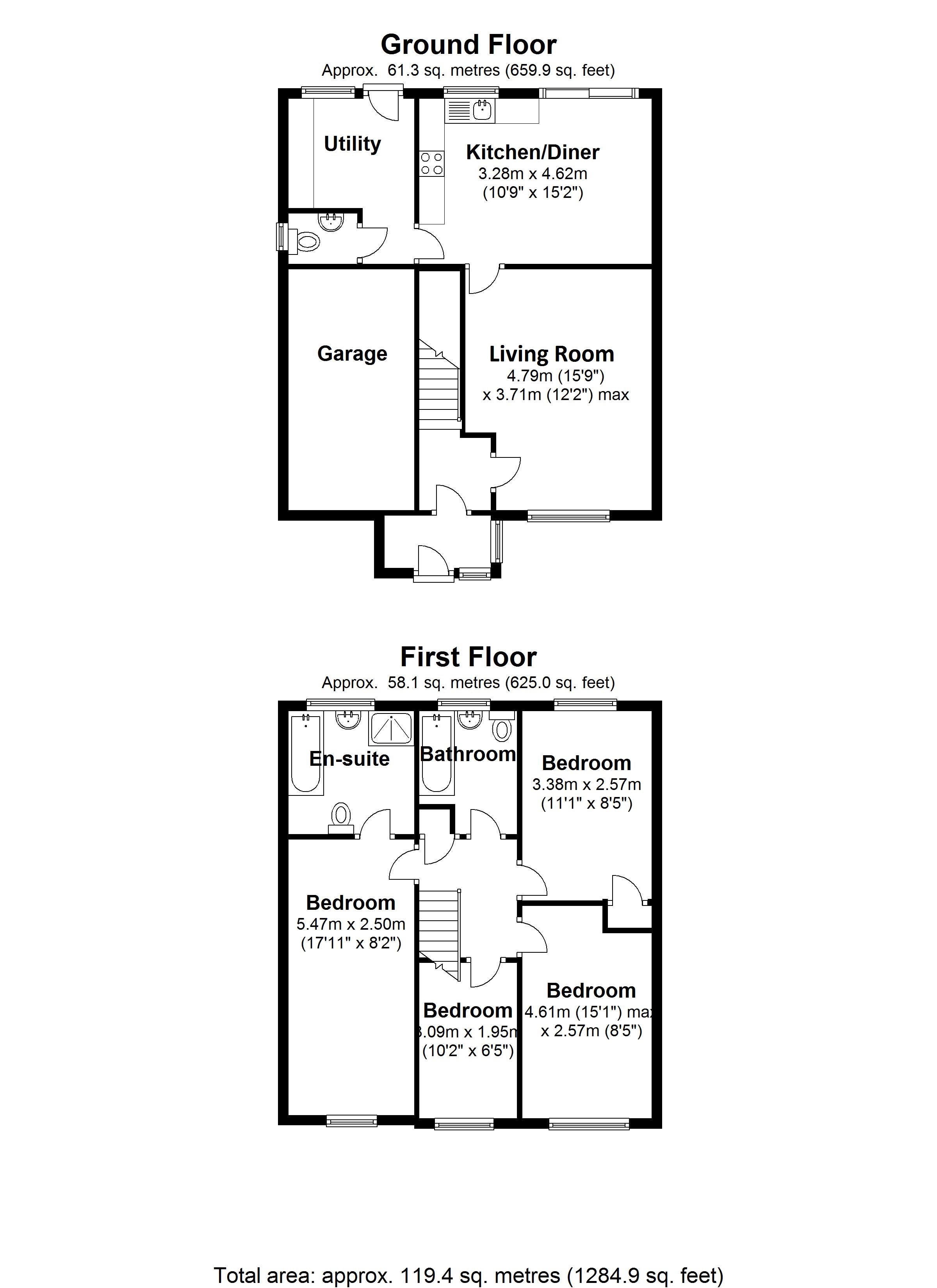 Floorplan for Hargrave Road, Shirley