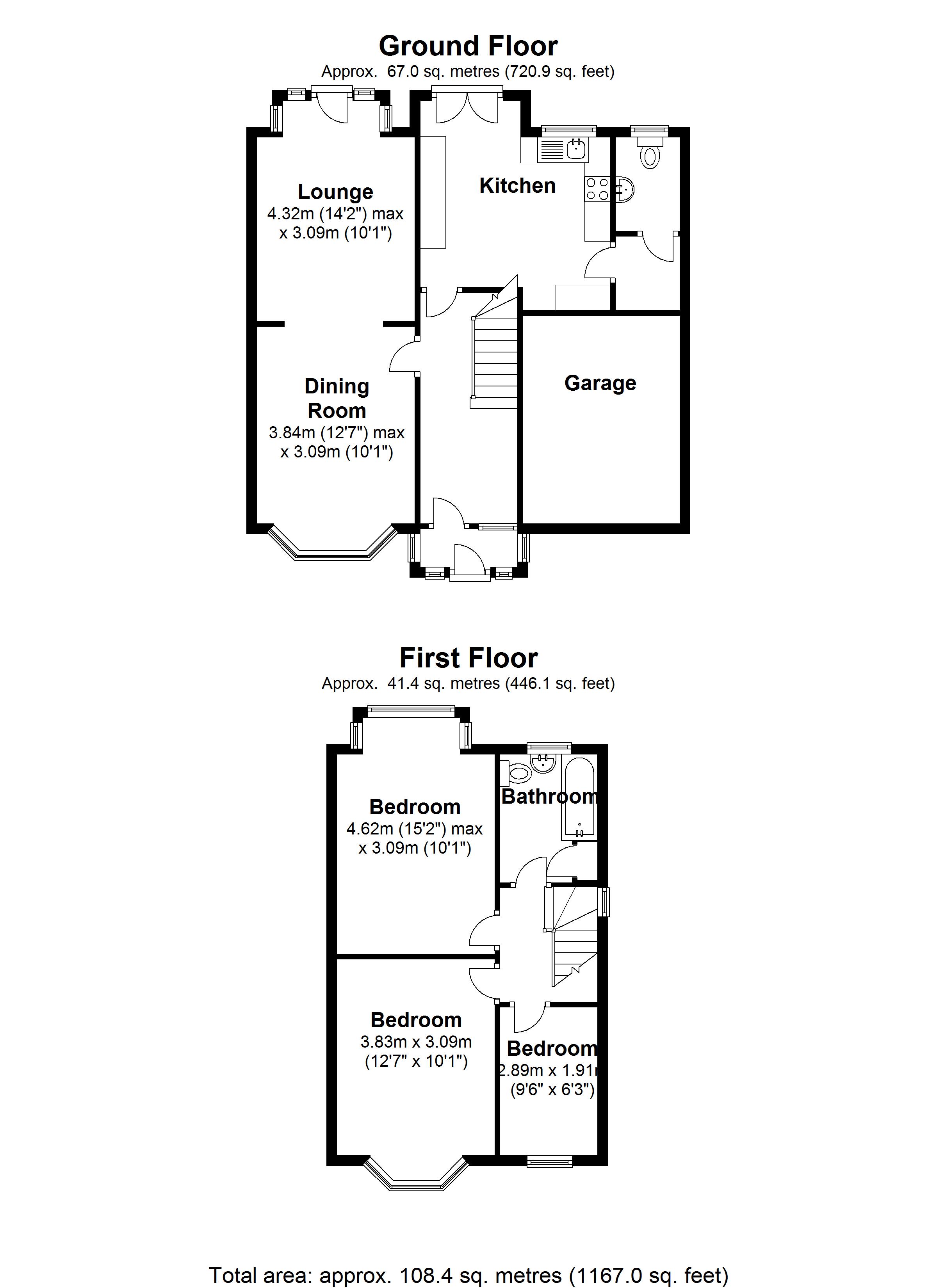 Floorplan for Witherford Croft, Solihull