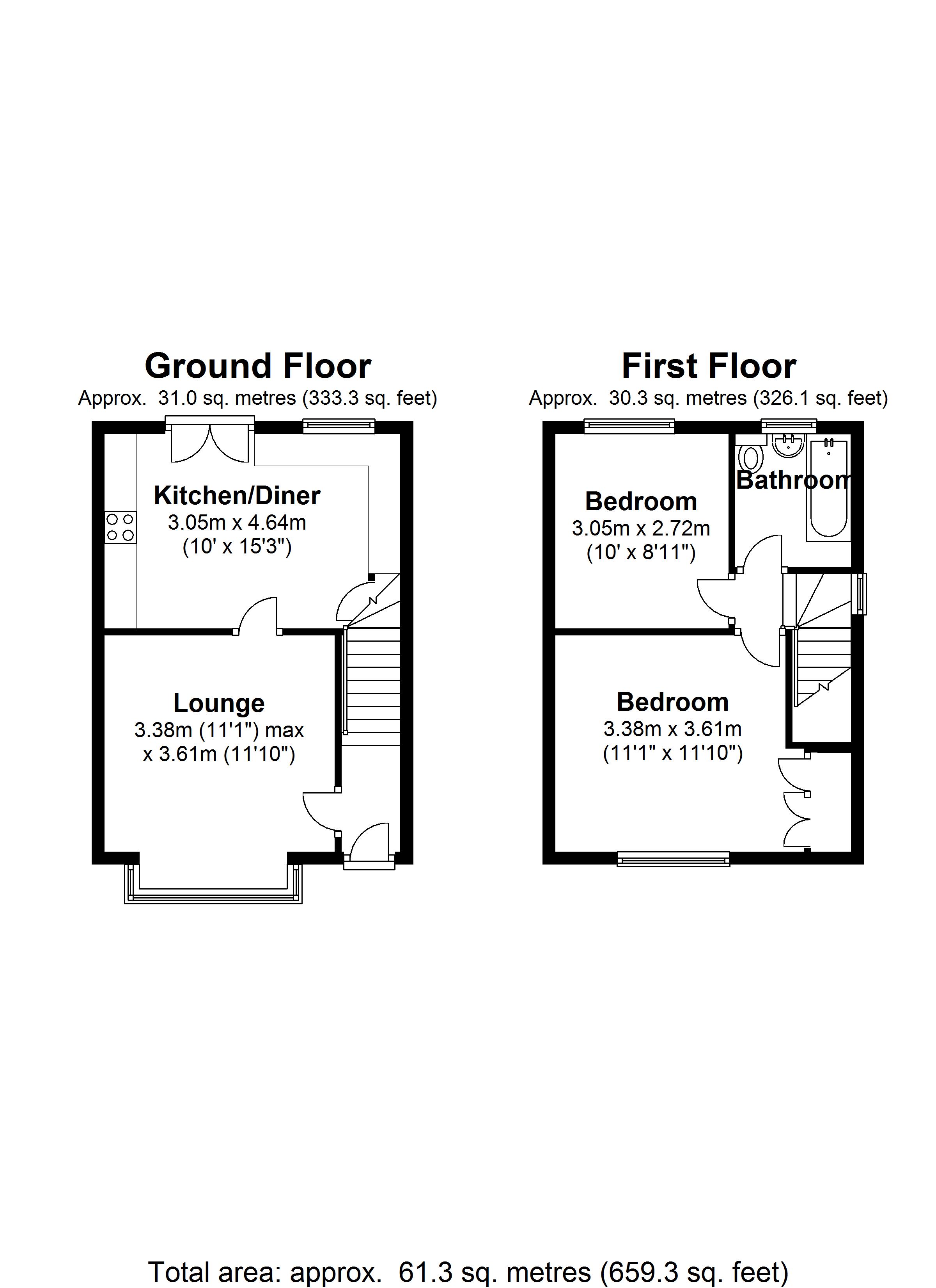 Floorplan for Ringswood Road, Solihull