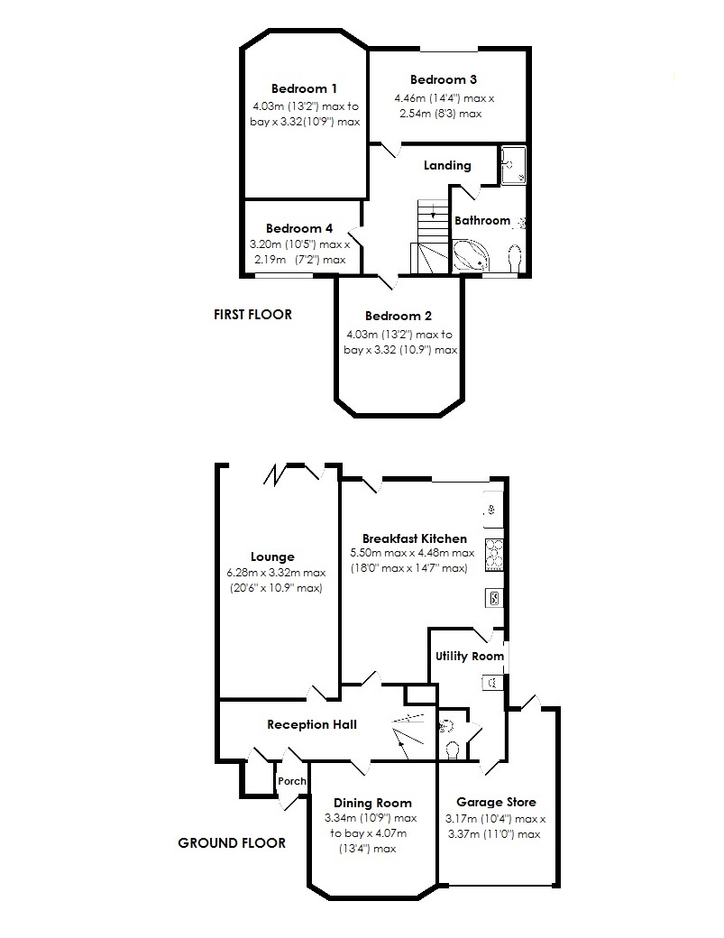 Floorplan for Coventry Road, Sheldon