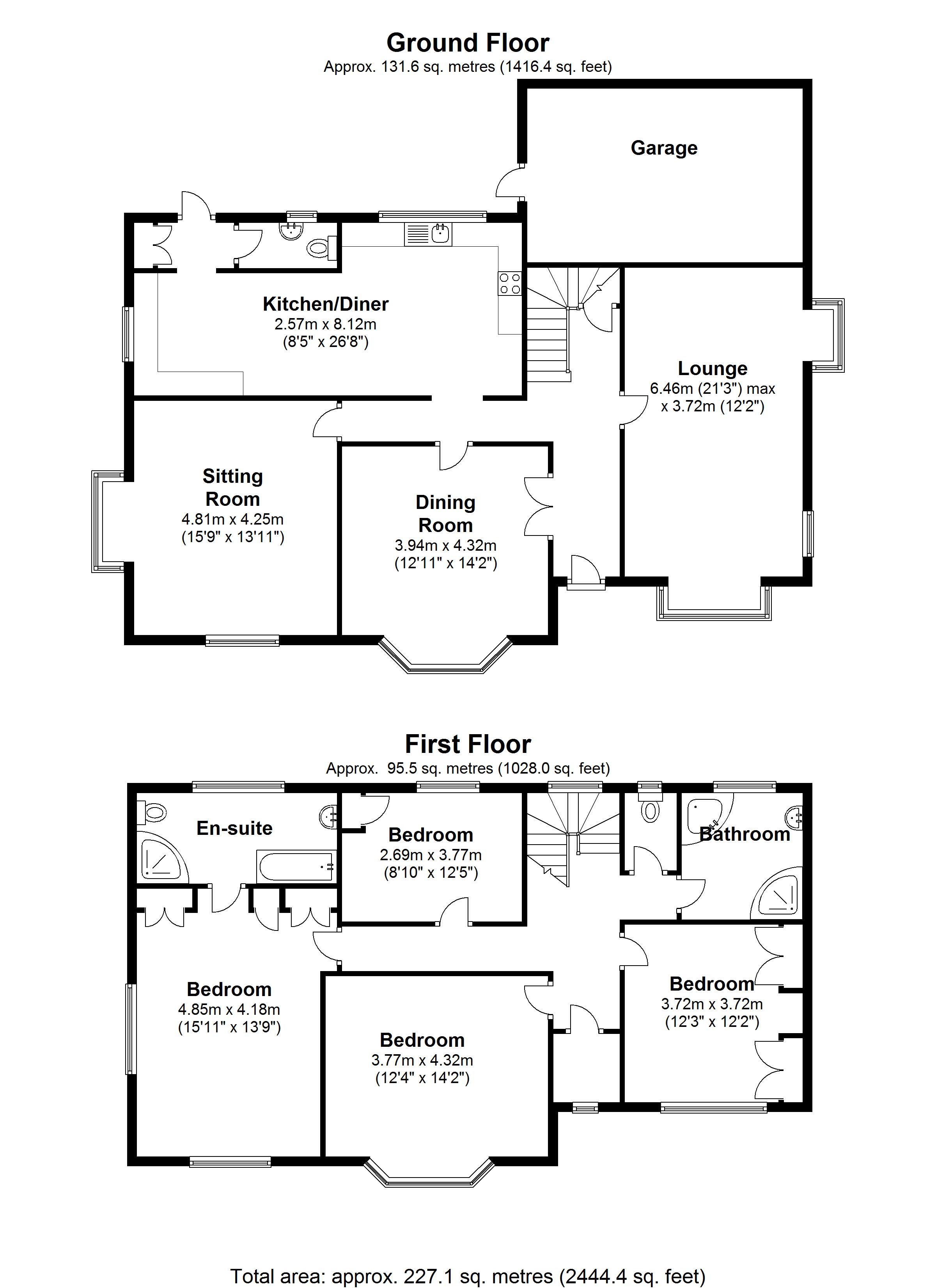 Floorplan for Church Hill Road, Solihull