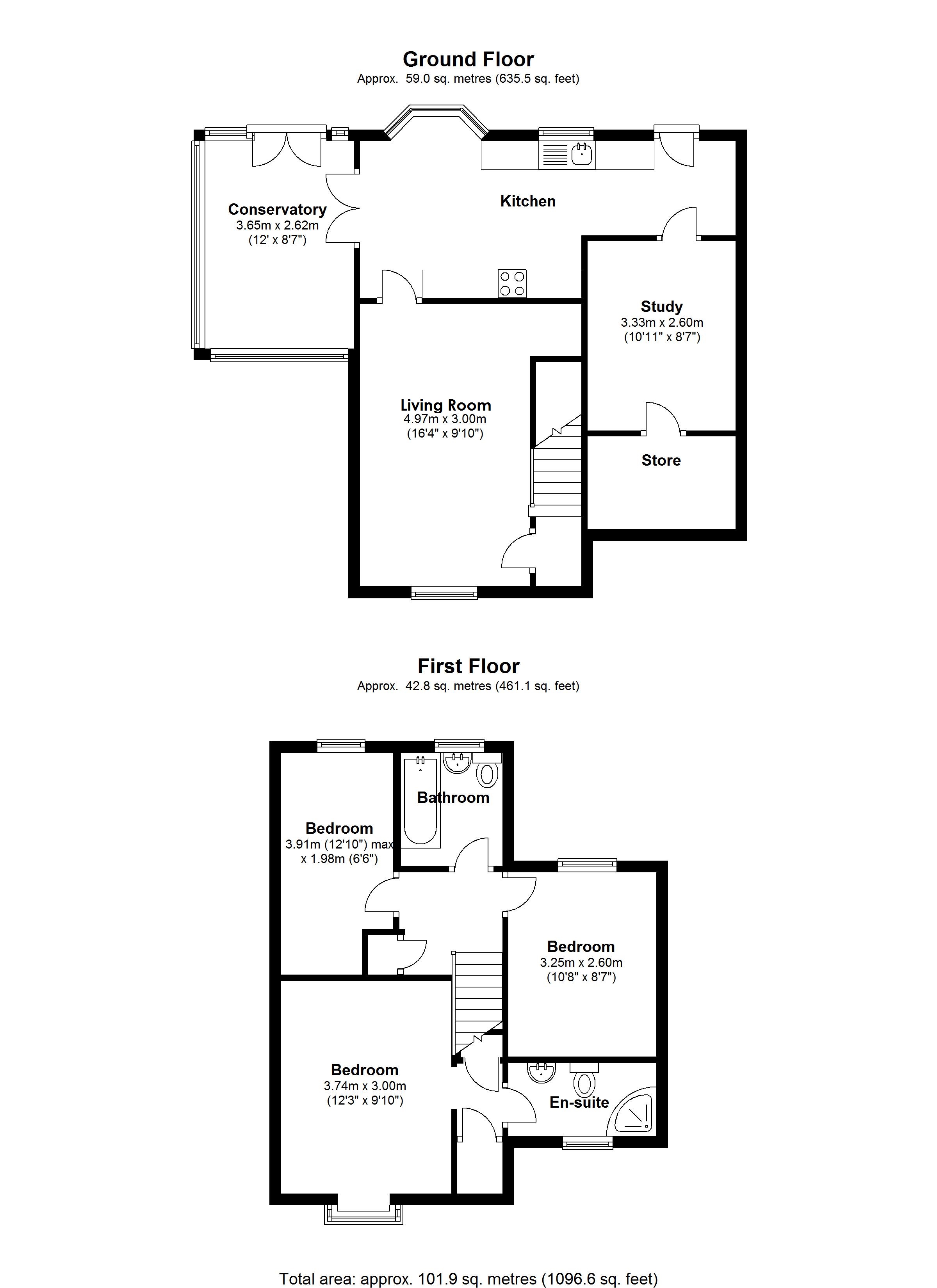 Floorplan for Whitebeam Close, Coventry