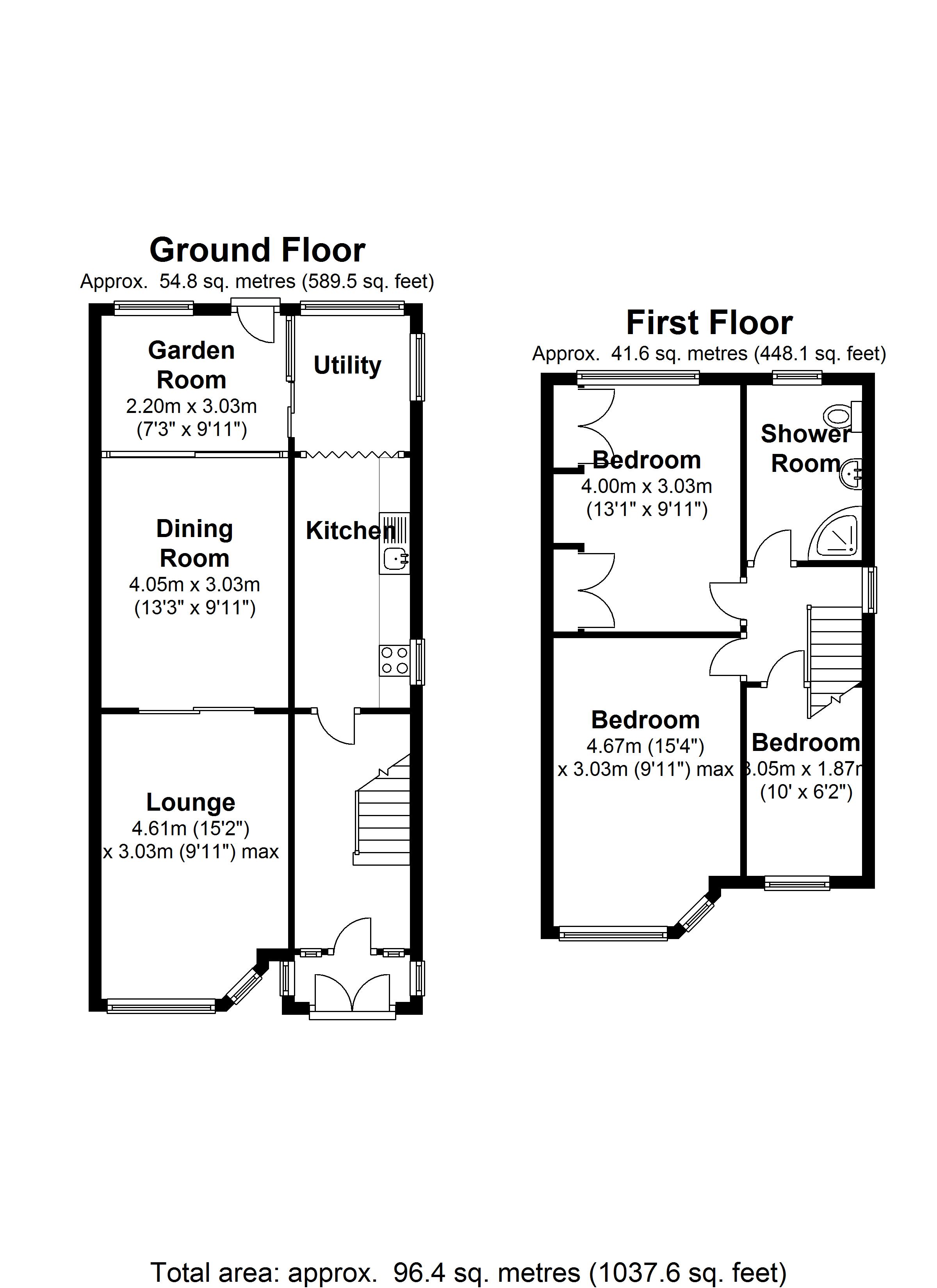 Floorplan for Barn Lane, Solihull