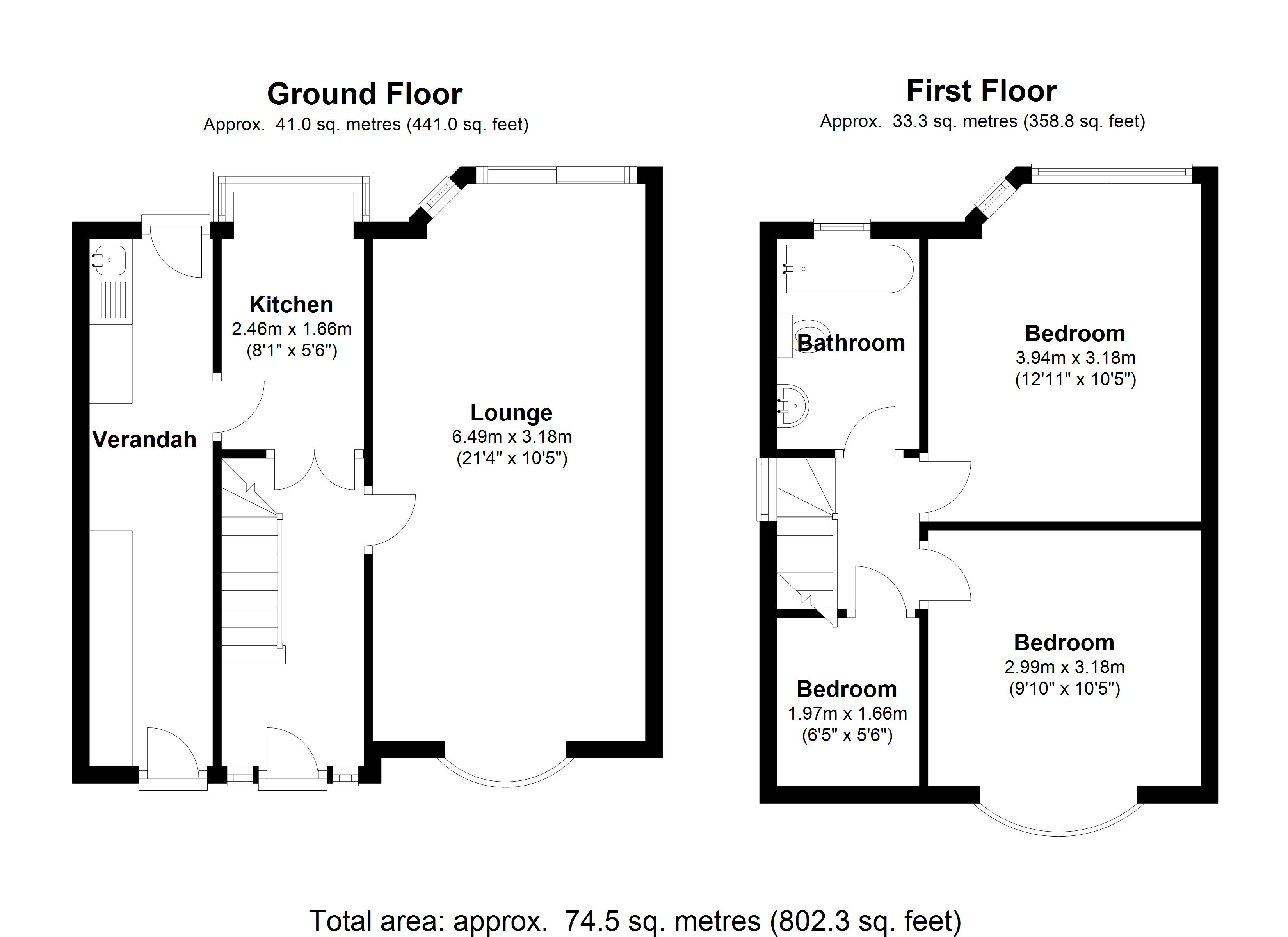 Floorplan for Larne Road, Sheldon