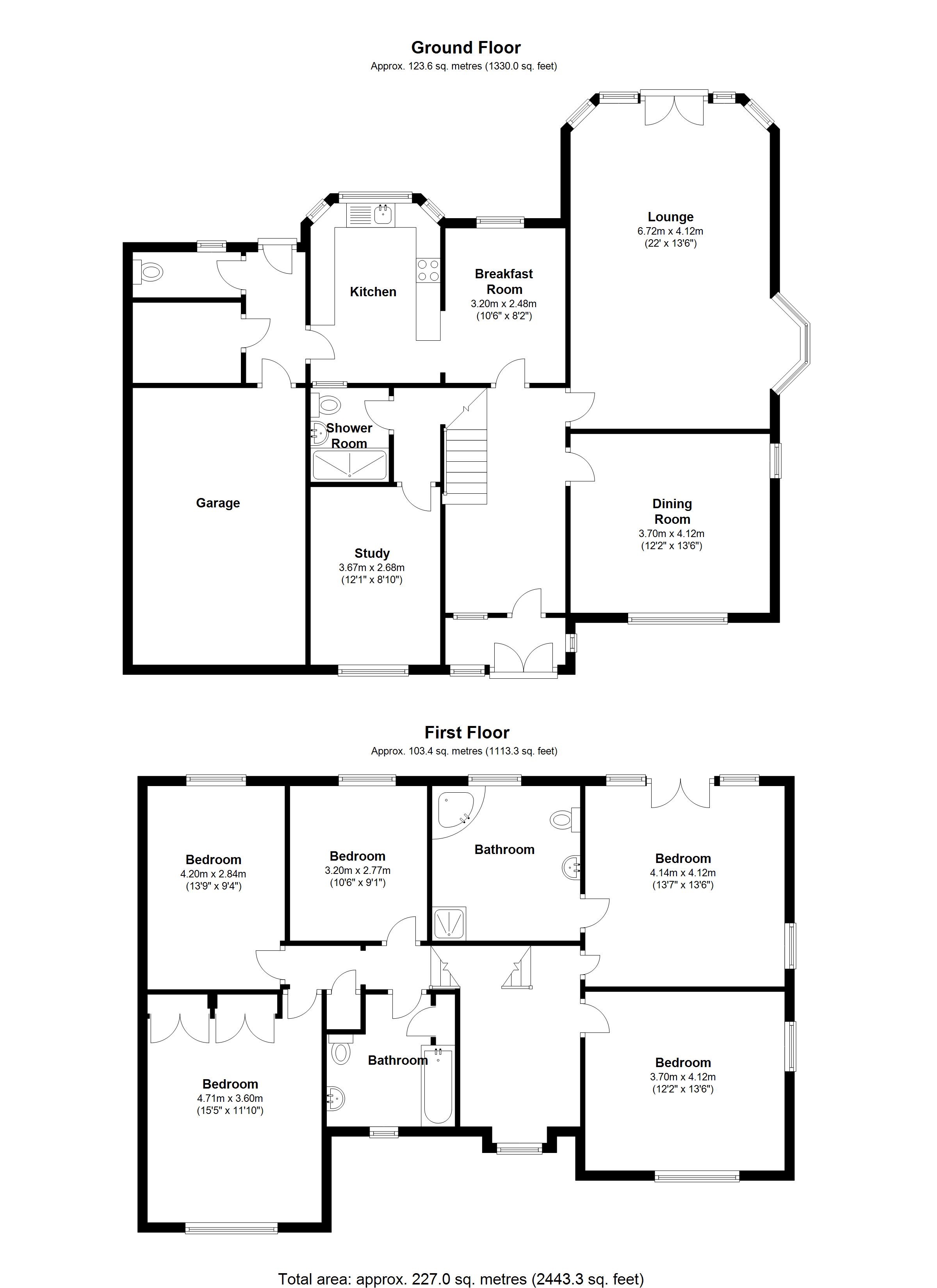 Floorplan for Dovehouse Lane, Solihull